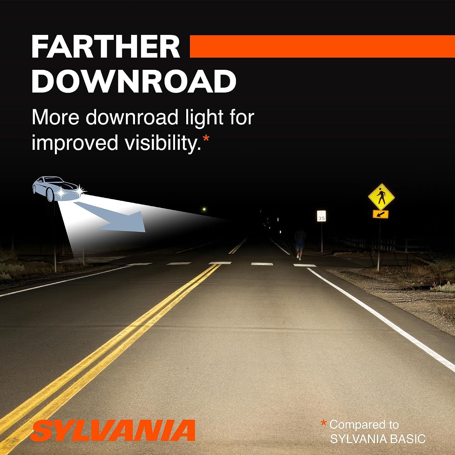 SYLVANIA - H11B SilverStar - High Performance Halogen Headlight Bulb, High Beam, Low Beam and Fog Replacement Bulb
