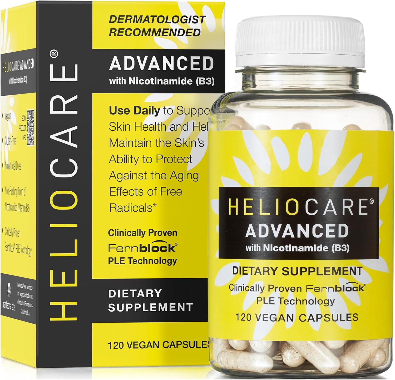 Heliocare Advanced with Nicotinamide Antioxidant Supplement