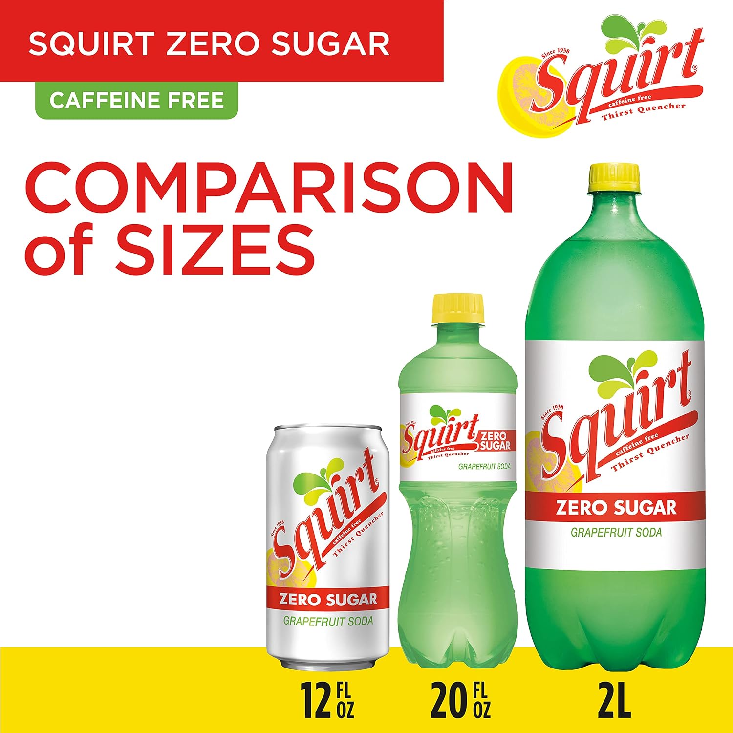Squirt Soda, Grapefruit, 12 Fl Oz Cans, 12 Pack