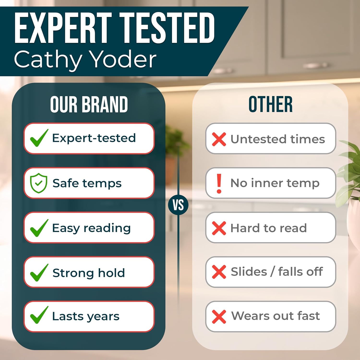 Cathy Yoder's Air Fryer Cheat Sheet Set, Air Fryer Accessories, AirFryer Cooking Guide Magnetic Cheat Sheet