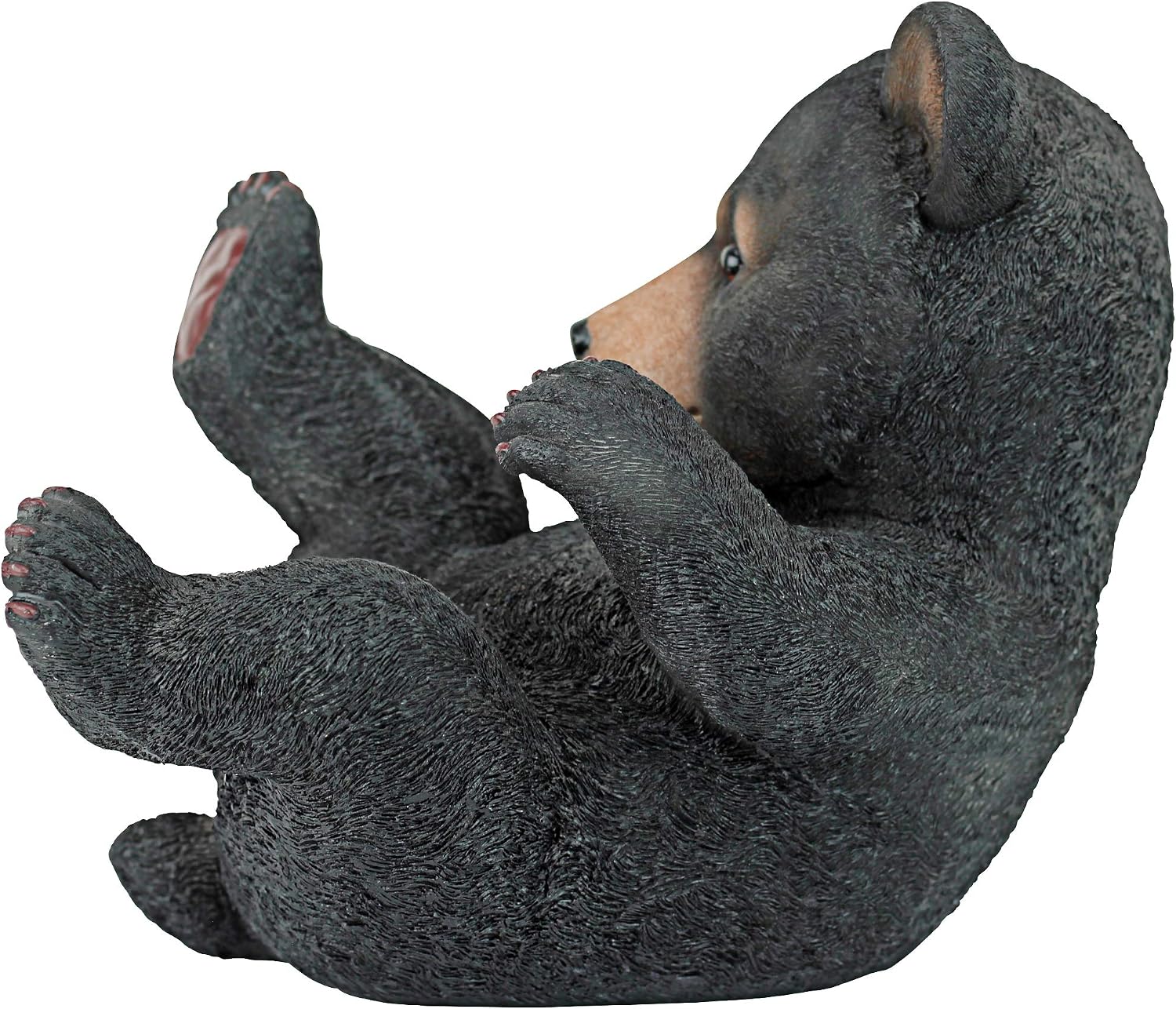 Design Toscano QM2594300 Roly-Poly Bear Cub Statue, Walking Bear,Full Color