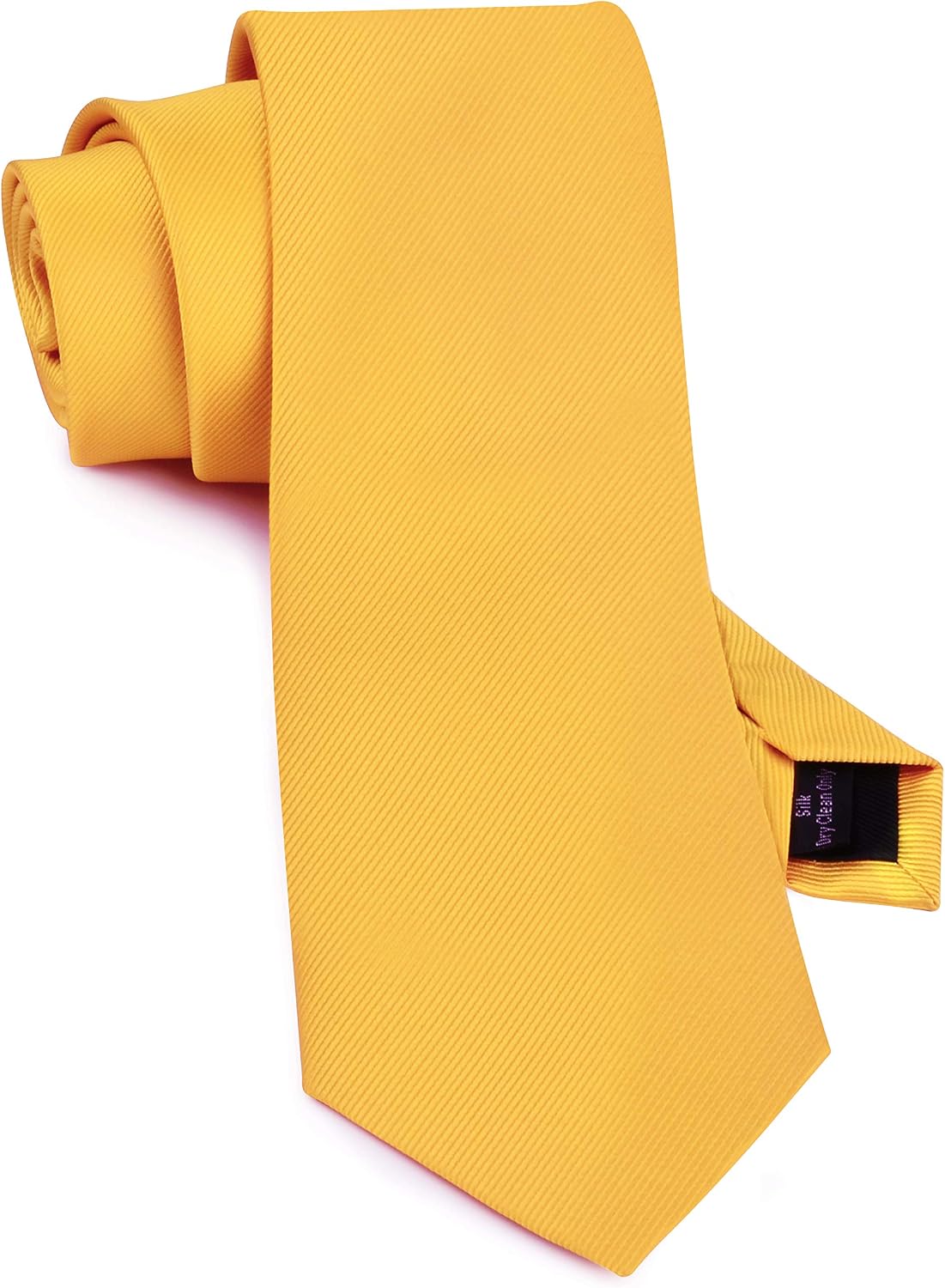 GUSLESON Classic New 3.15"（8cm） Men's Solid Color Necktie Wedding Business Tie + Gift Box