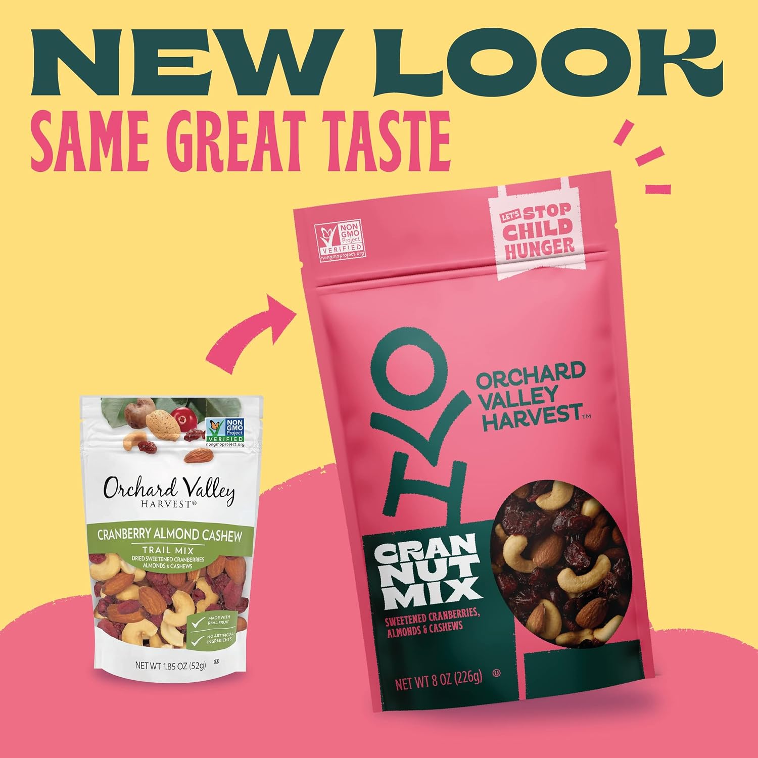 Orchard Valley Harvest Choc Nut Mix Multipack, 1 oz, Pack of 8 | Dark Chocolate Raisins, Almonds & Peanuts, Gluten Free, Stand Up Bag, Non-GMO, 4g Plant Protein, On-The-Go Snack