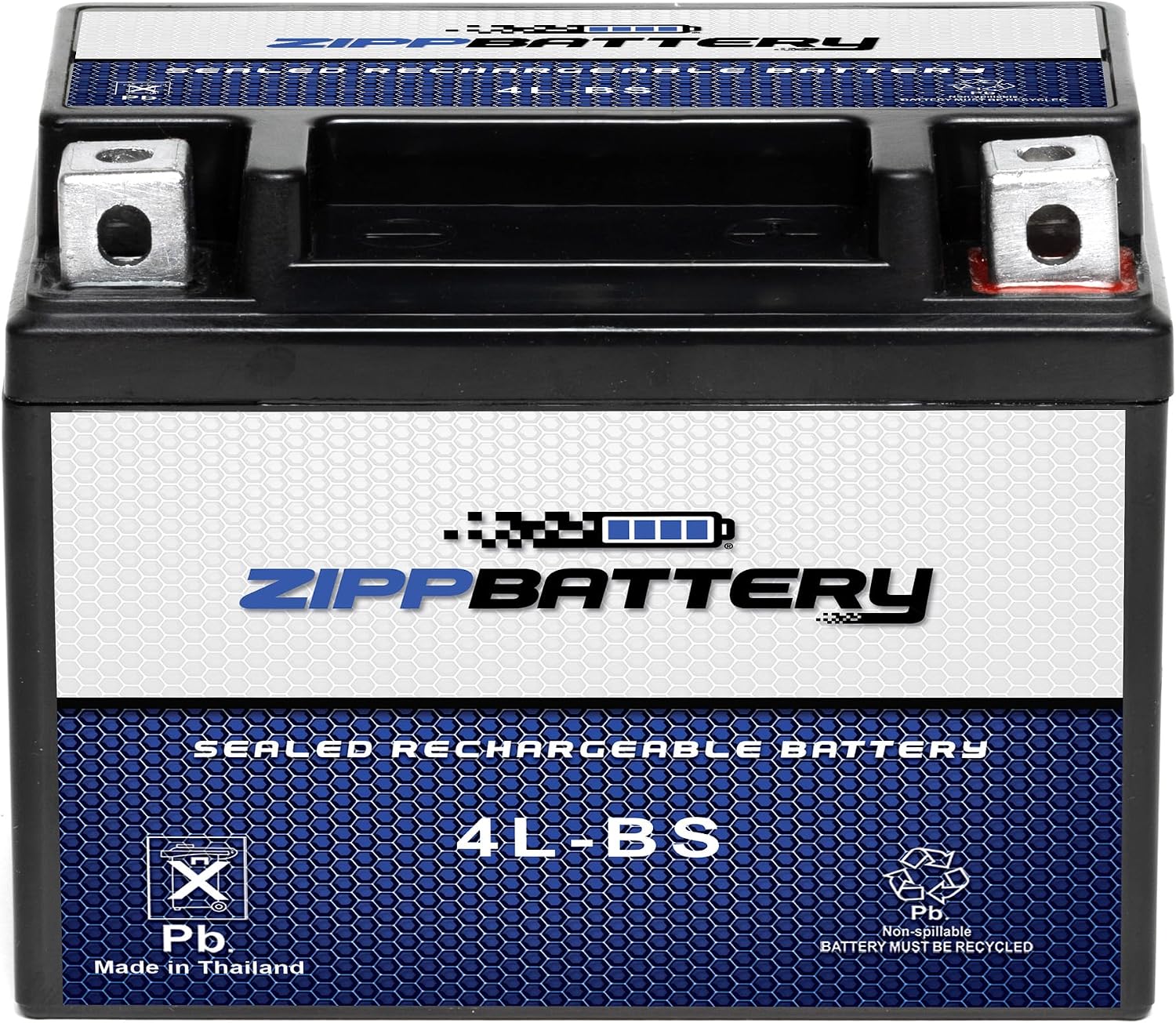 ZIPPBATTERY YTX30L-BS 12V 385 CCA AGM – Maintenance-Free 30Ah Battery for Harley, ATV, UTV, Jet Ski – T3 Nut & Bolt Terminal – Fits Harley Road King, Polaris Sportsman 850, Can-Am Outlander