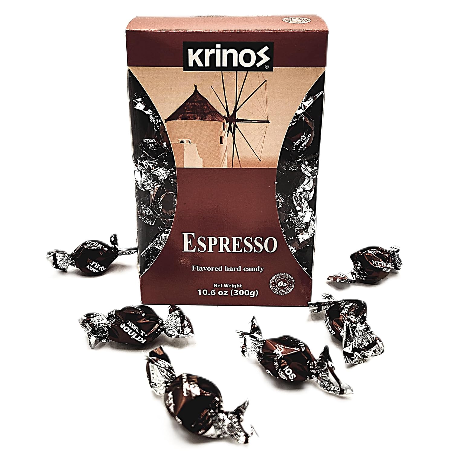 Krinos Cinnamon Candy - Hard Candy Imported from Greece, 10.6 oz | Natural flavors of cinnamon. Imported from Greece. Ideal as a after-meal palate cleanser and sharing at parties and gifts.