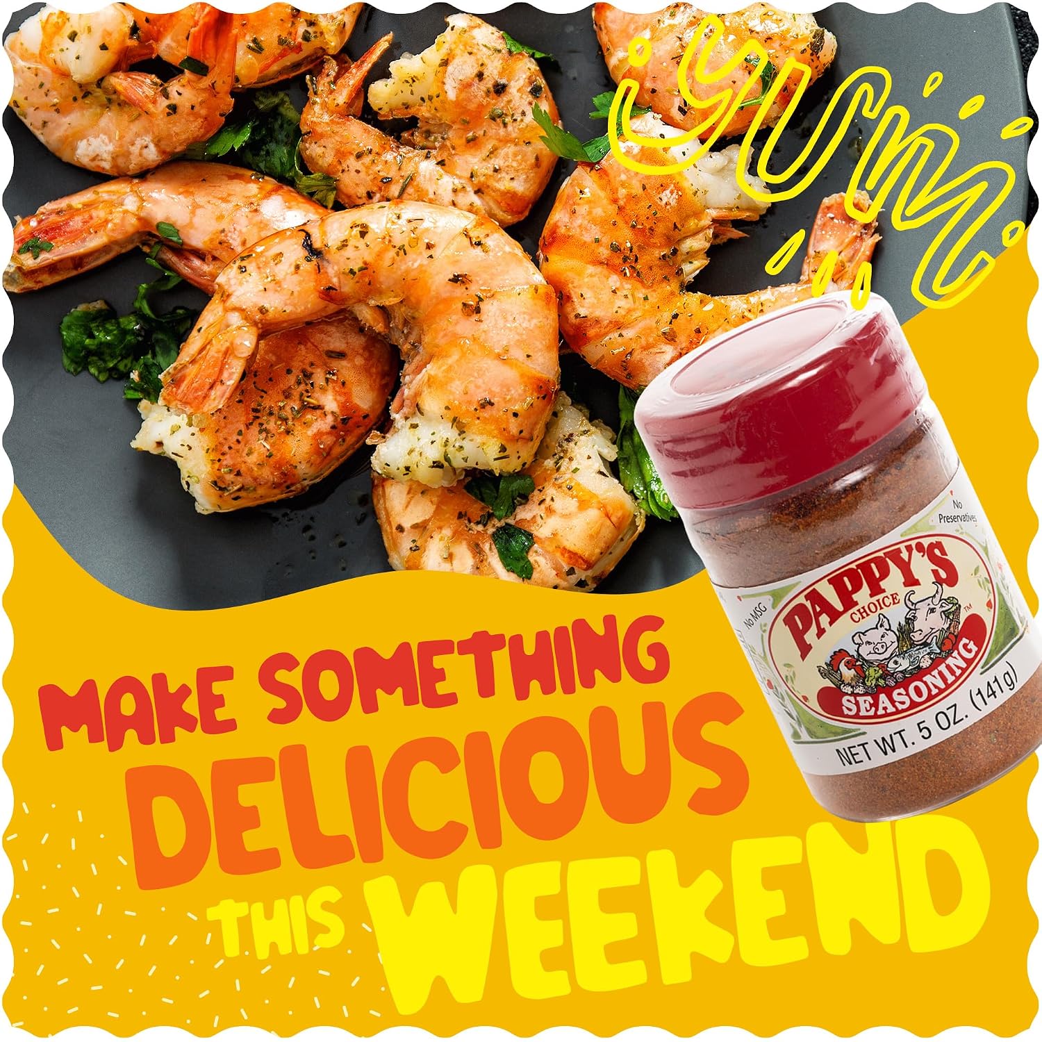 Pappy's Choice Original Seasoning, 32 Oz | California's Legendary Seasoning Blend, Santa Maria Style, Perfect for BBQ, Beef, Burgers, Brisket, Tri-tip and Steak