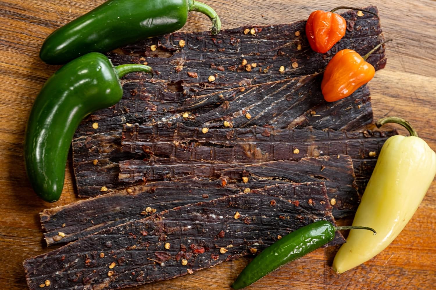 Enjoy Peppered Beef Jerky 8 oz (Pack of 1) | High Protein | No Nitrites
