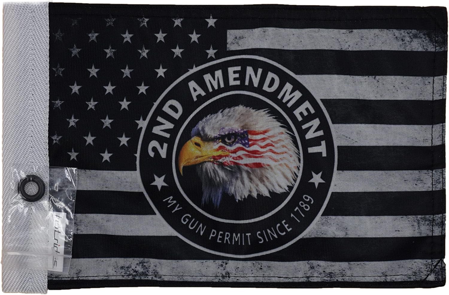 Motorcycle Flag 6 x 9 Or 10 x 15 Inch (6"X9", USA)