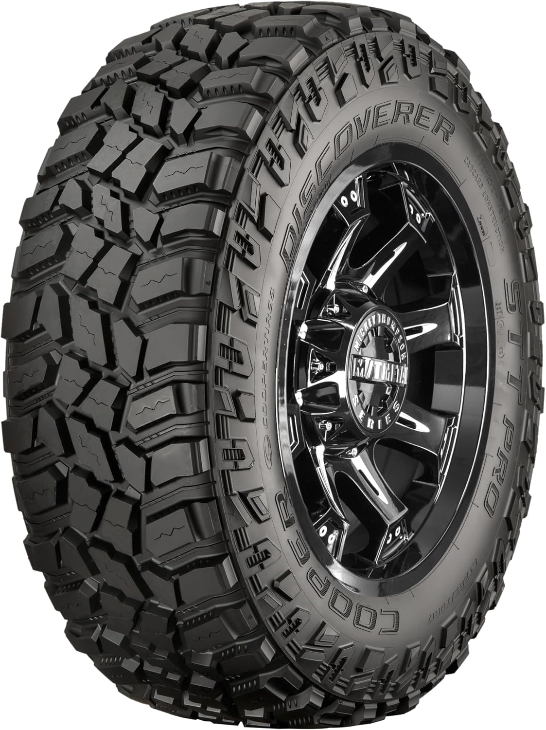 Cooper Discoverer STT Pro All-Season 37X13.50R22LT 123Q Tire | Light Truck Mud Terrain All Season Traction 123Q Rated E (10 Ply) Radial Construction Black Sidewall Tire