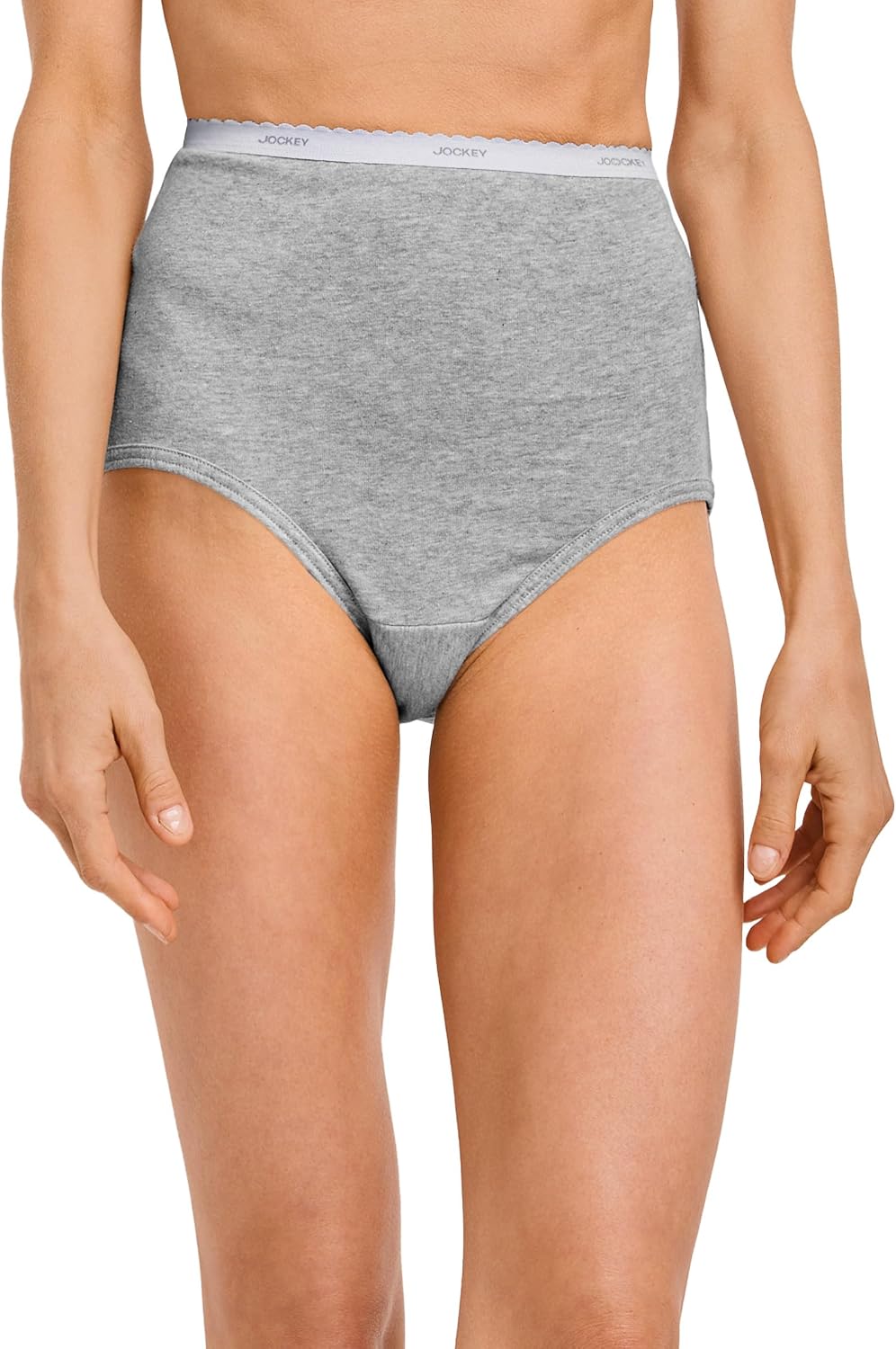Jockey Women's Underwear 100% Cotton Classic Brief - 3 Pack