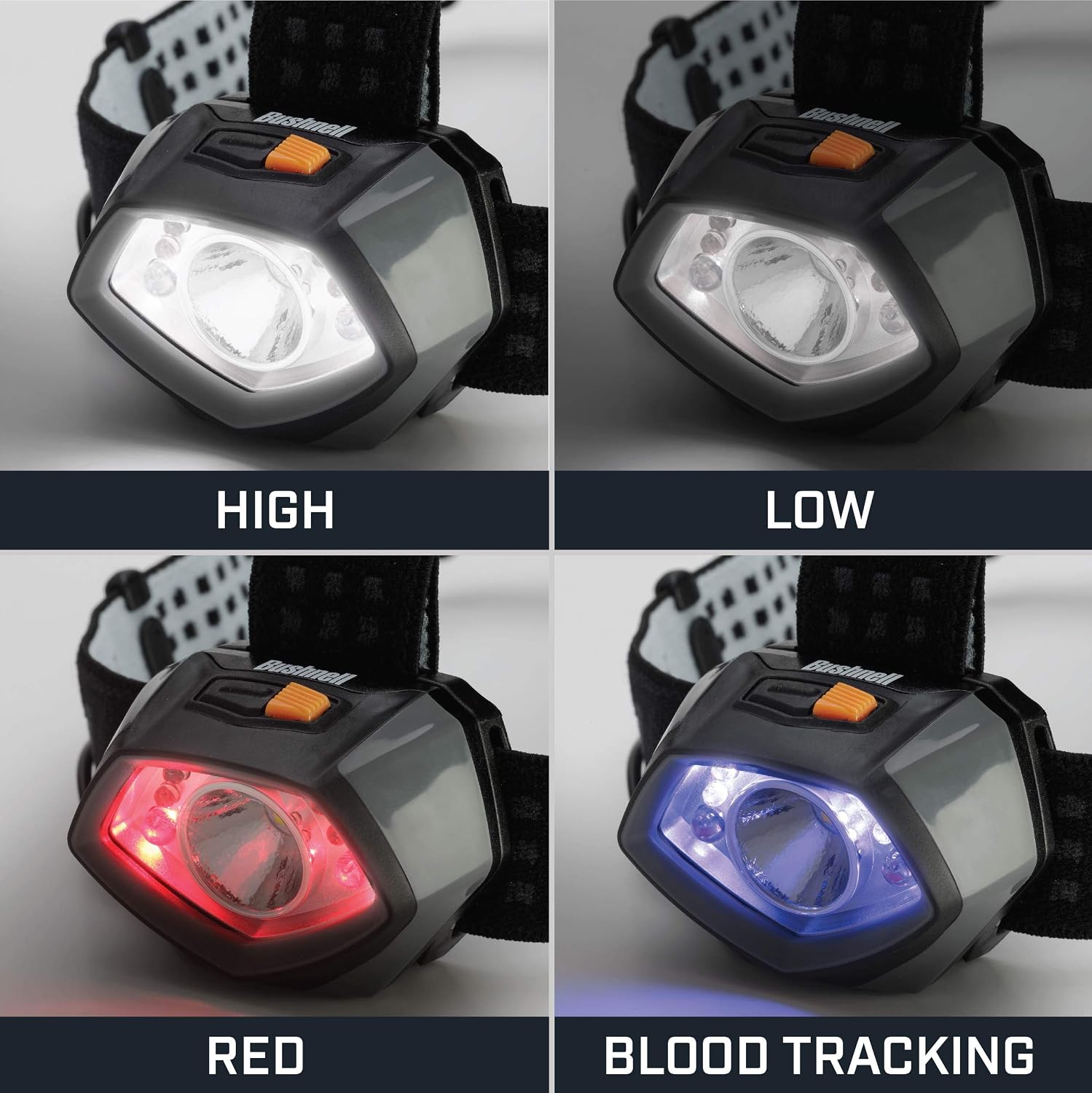 Bushnell TRKR 325L Multi-Color Headlamp