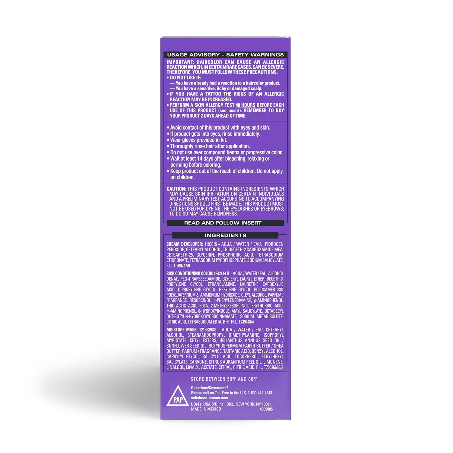 SoftSheen-Carson Dark and Lovely Fade Resist Rich Conditioning Color, Honey Blonde 378