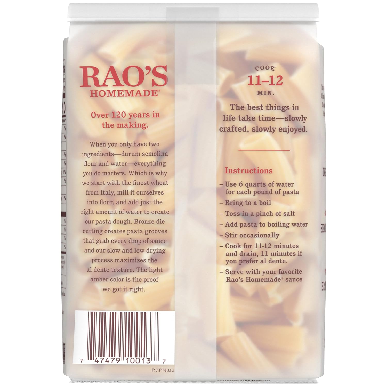 Rao's Homemade Farfalle Pasta, 16 Oz Bag
