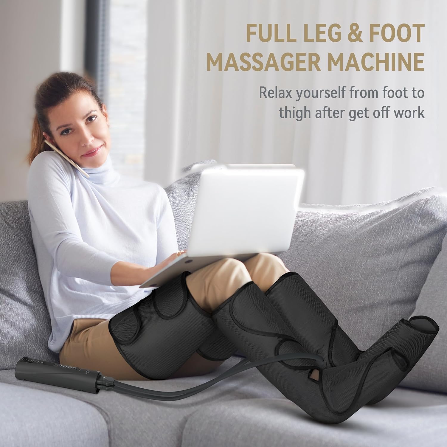 FIT KING Foot and Leg Massager for Circulation and Relaxation