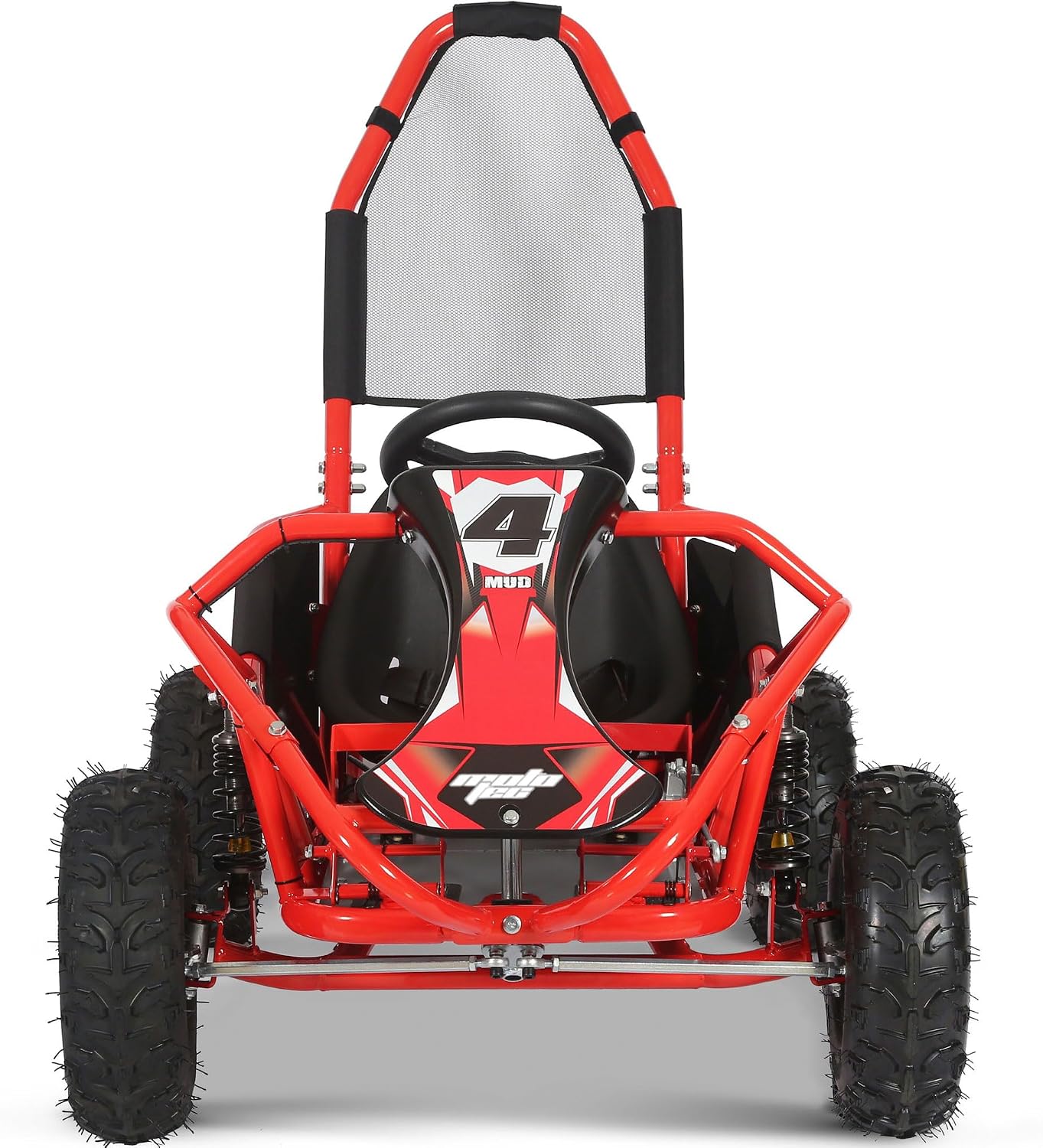 MotoTec Mud 98cc Go Kart Full Suspension Blue