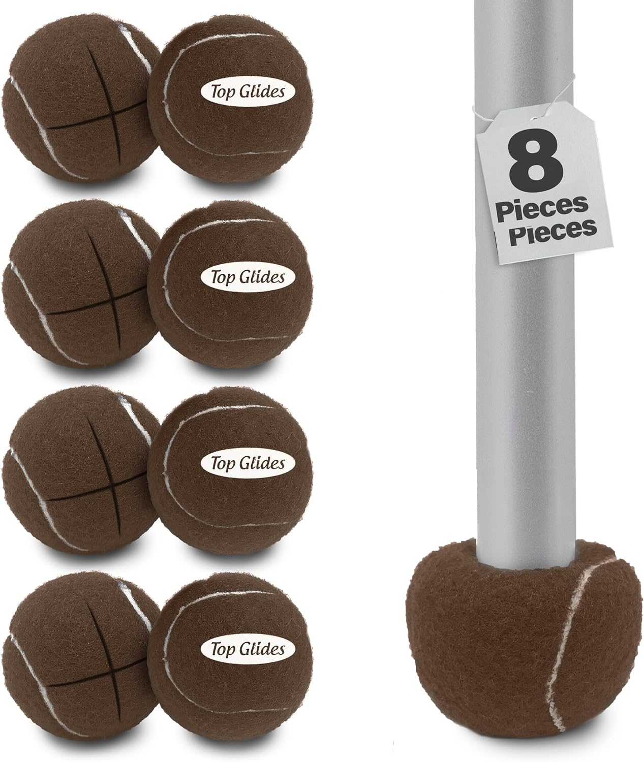 Top Glides Precut Walker Tennis Ball Glides
