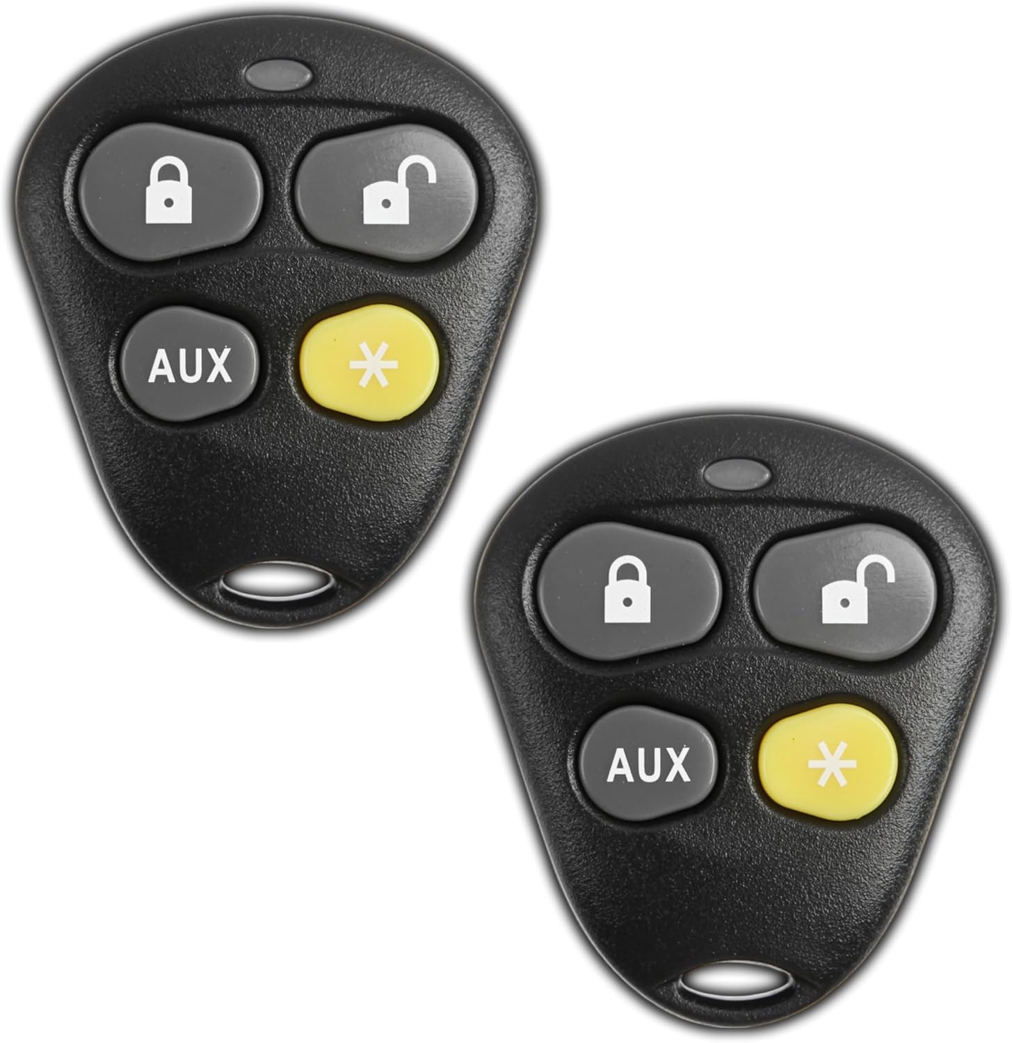 KeylessOption Keyless Entry Remote Starter Car Key Fob Alarm for Aftermarket Viper Automate EZSDEI474V 474V (Pack of 2)