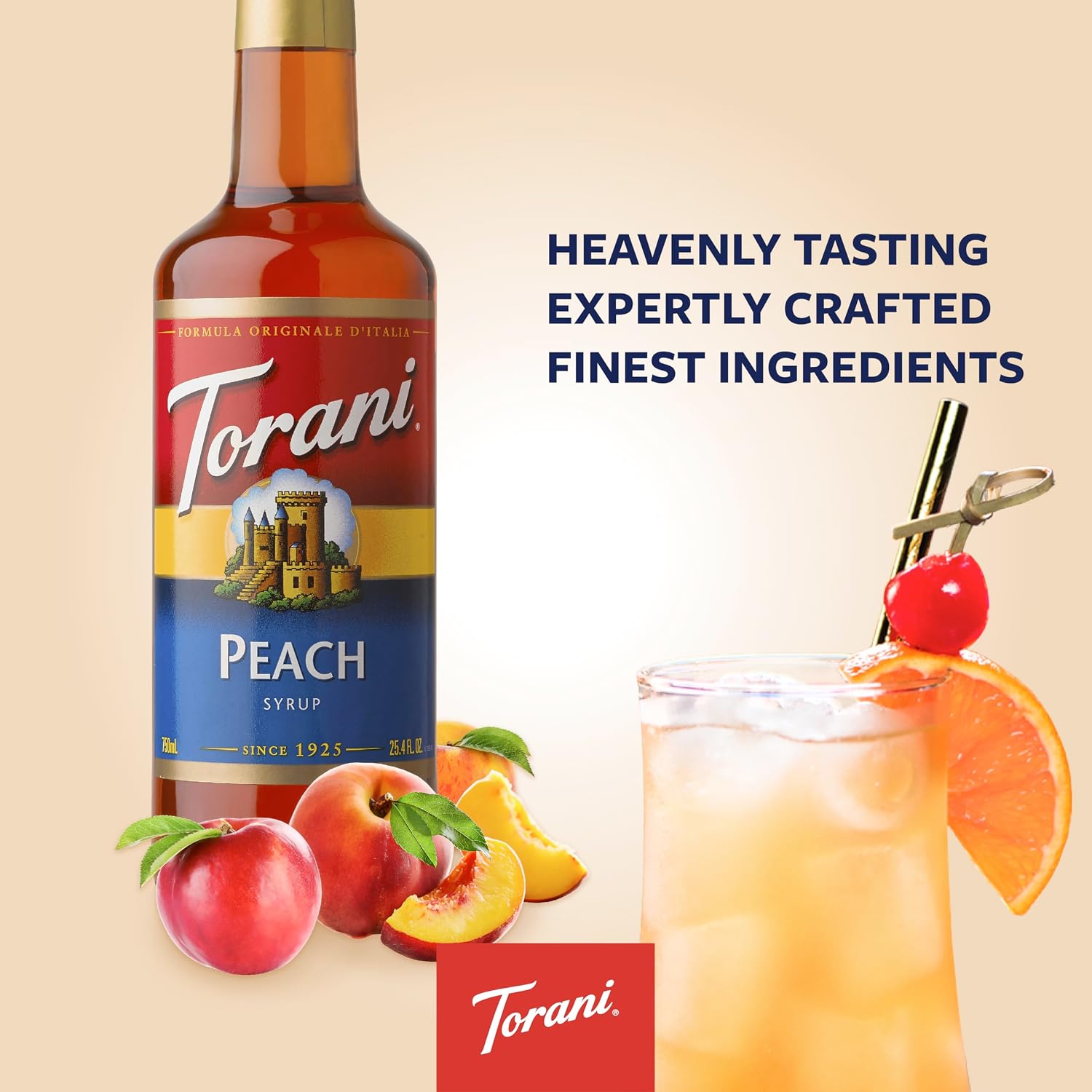 Torani Syrup, Cherry, 25.4 Ounces (Pack Of 4)