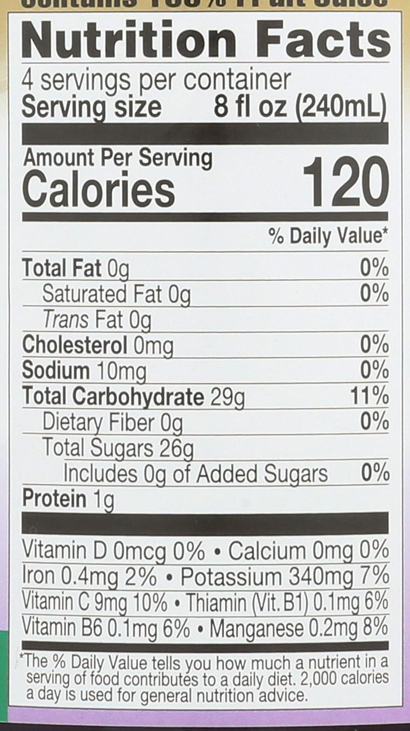 Lakewood Organic Pure Cranberry, Fresh Pressed, 32 Fl Oz (Pack of 6)