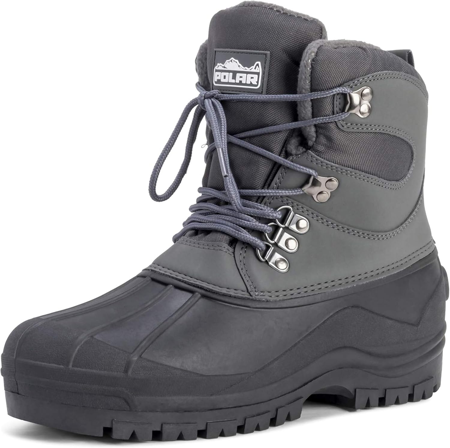 POLAR Mens Snow Waterproof Duck Hiking Bean Hiker Walking Short Ankle Boots