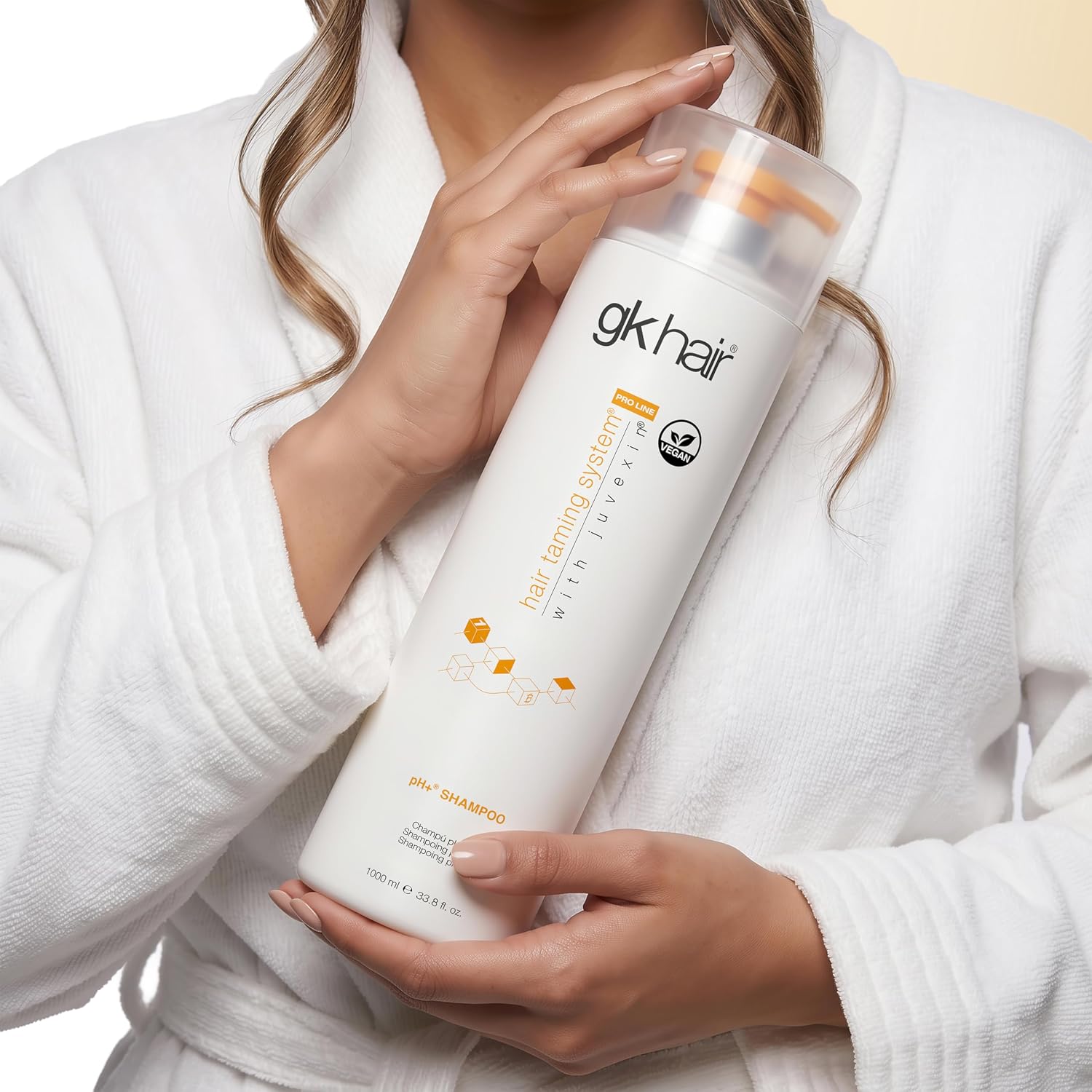 GK HAIR Anti-Dandruff Shampoo Leaving Your Scalp Refreshed and Hair Soft, Smooth – Sulfate-Free Shampoo for Dry Damaged Hair for Men and Women 8.5 Fl Oz