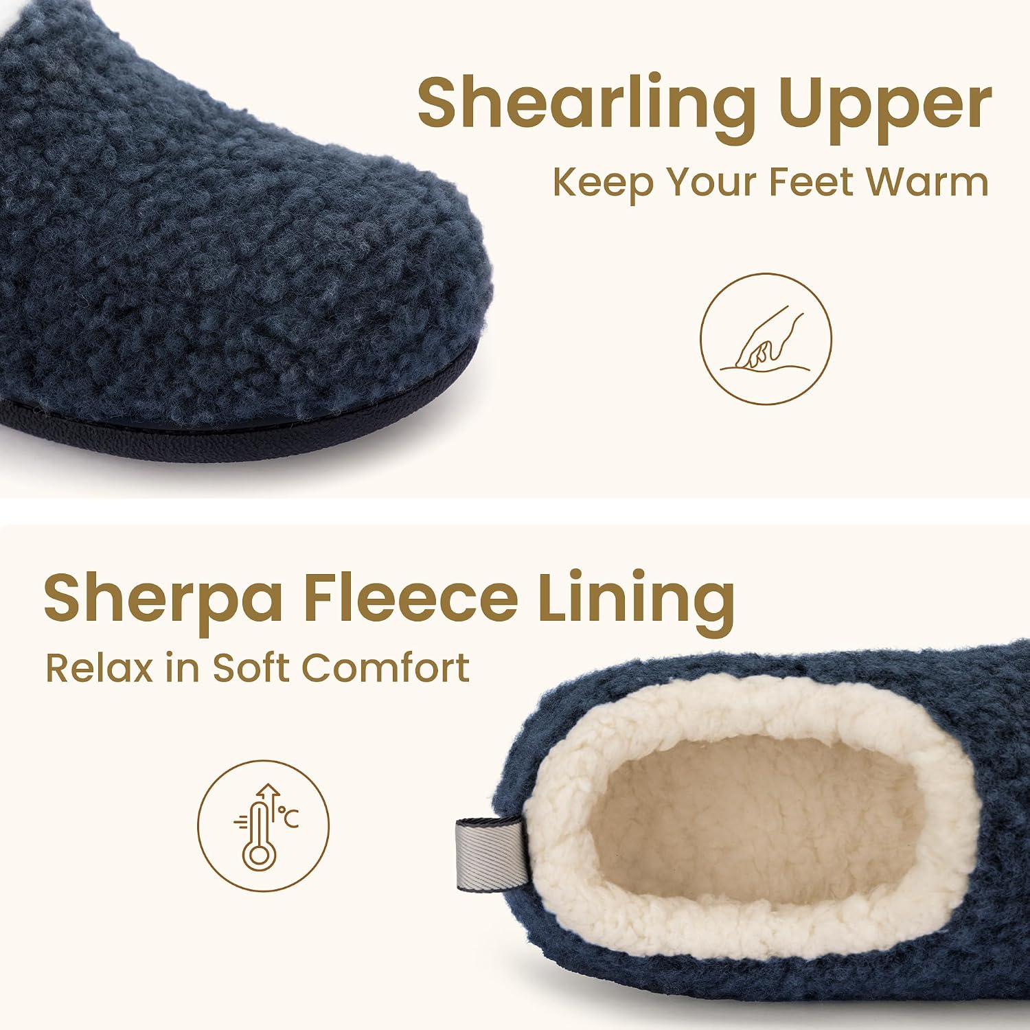 RockDove Women's Nomad Faux Shearling Slipper