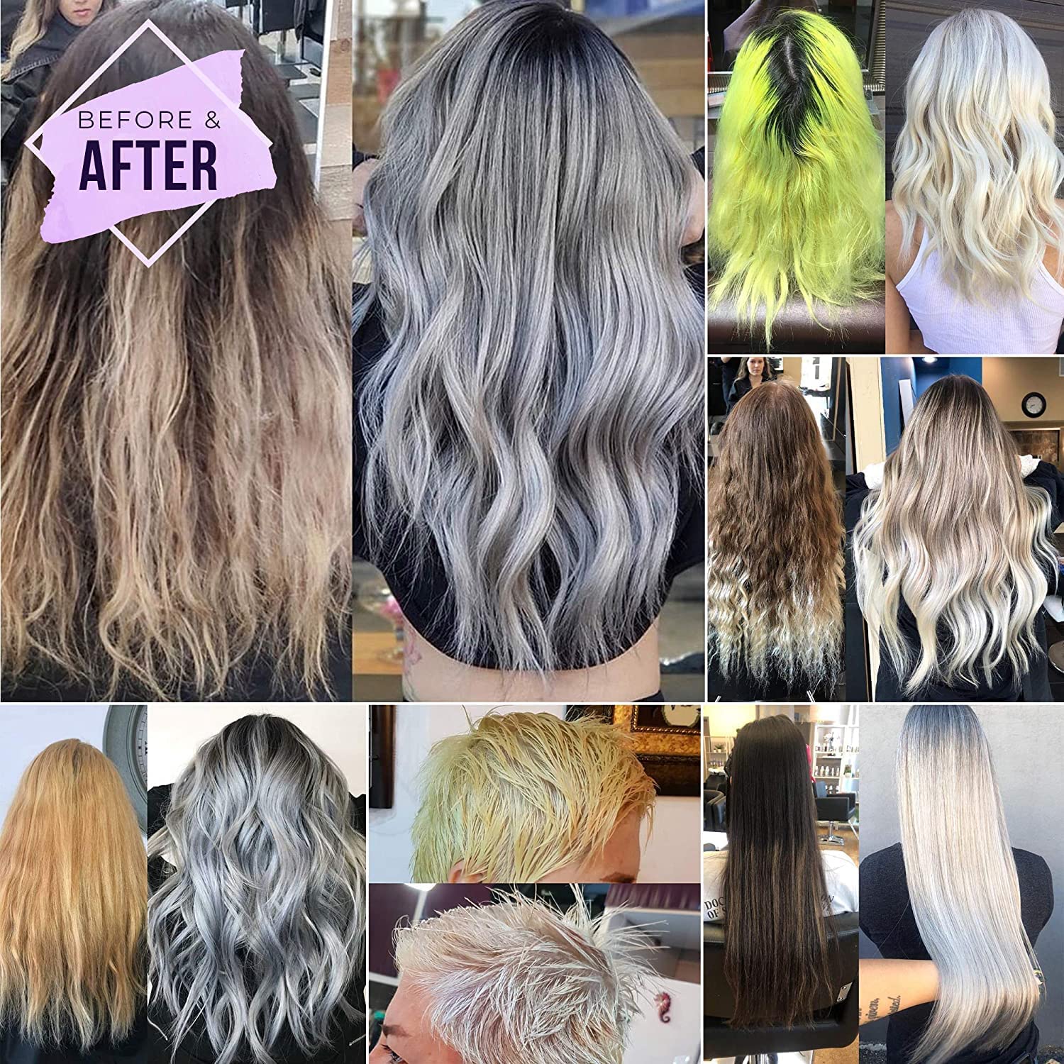 Fanola No Yellow Purple Shampoo - Purple Color Depositing Shampoo for Blondes