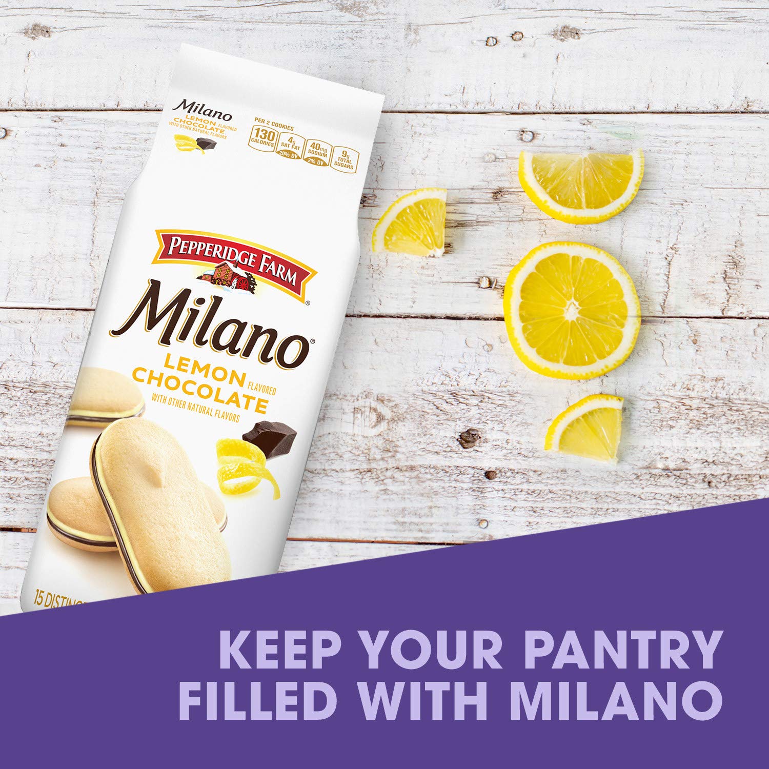 Pepperidge Farm Milano Cookies, Dark Chocolate, 20 Packs Tub, 2 Cookies Per Pack