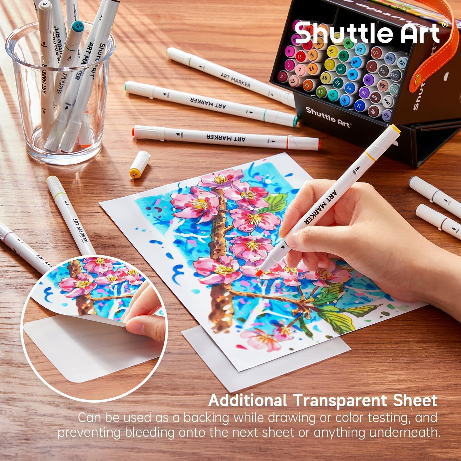 Shuttle Art 101 Colors Alcohol Markers