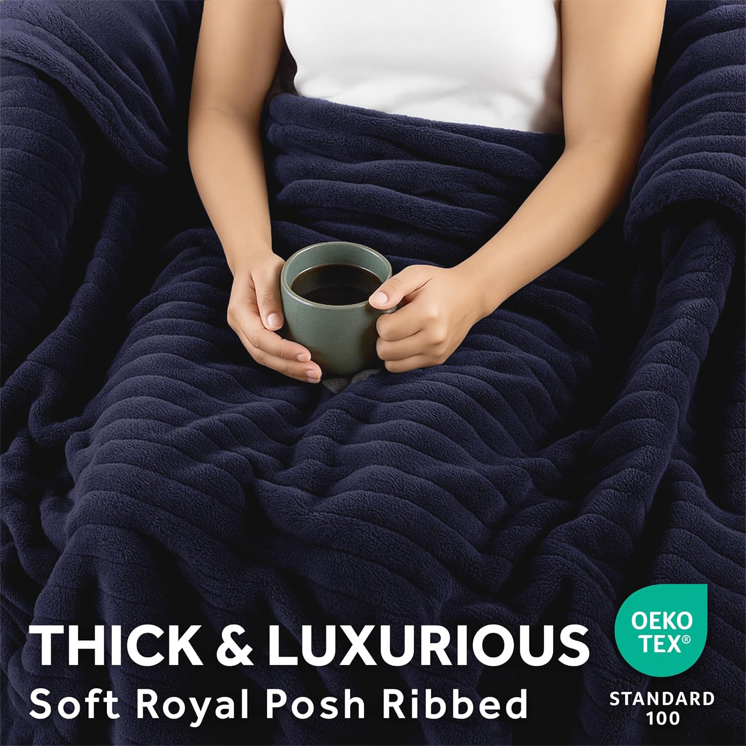 Sunbeam Electric Royal Posh Velvet Heated Blanket, 12 Heat Settings, 12-Hour Selectable Auto Shut-Off, Fast Heating, Warm and Lush, Champagne Color, King, 90" x 100"