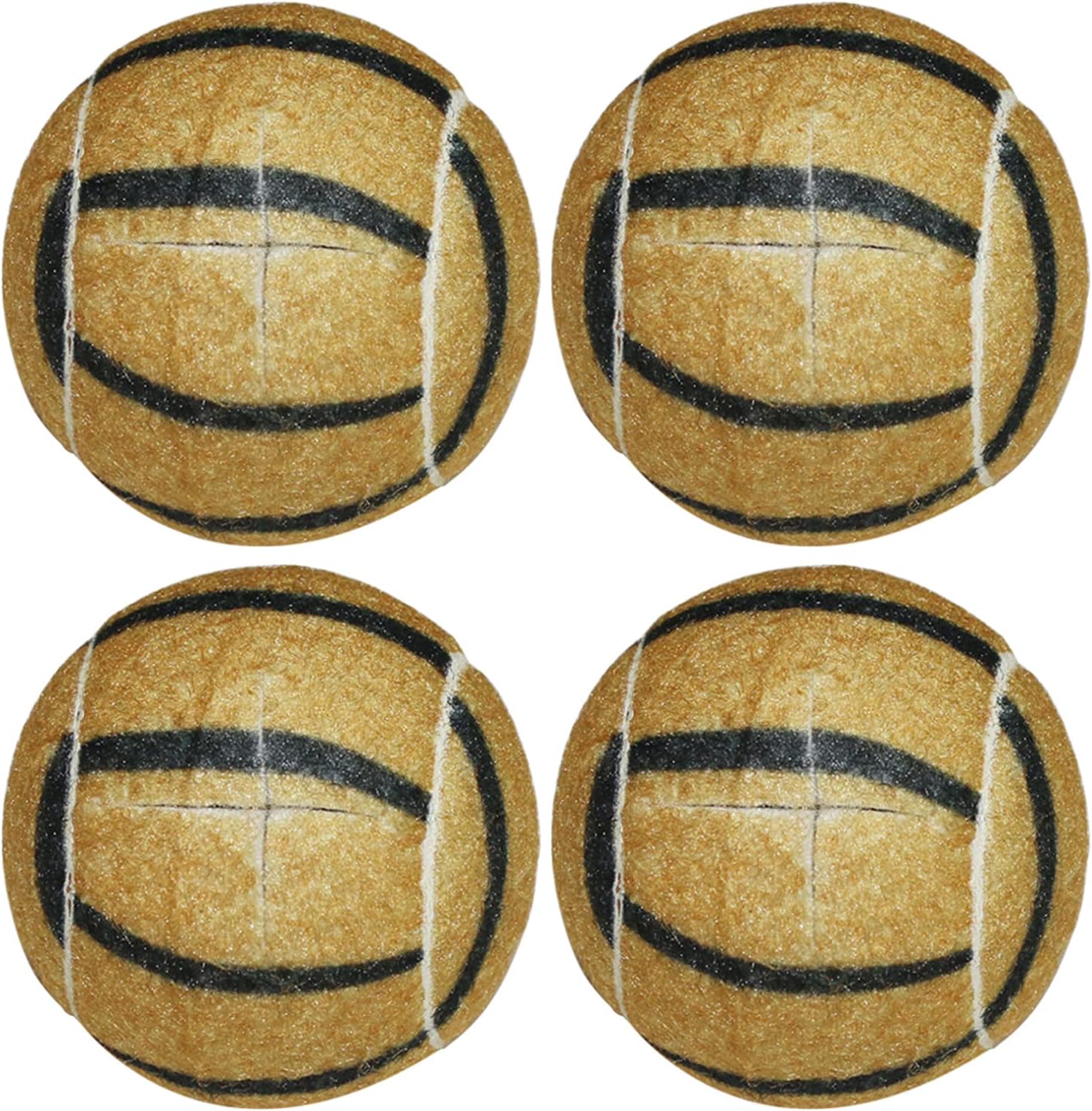 URBEST Walker Tennis Balls 4pcs Precut Heavy Duty Tennis Balls for Walkers