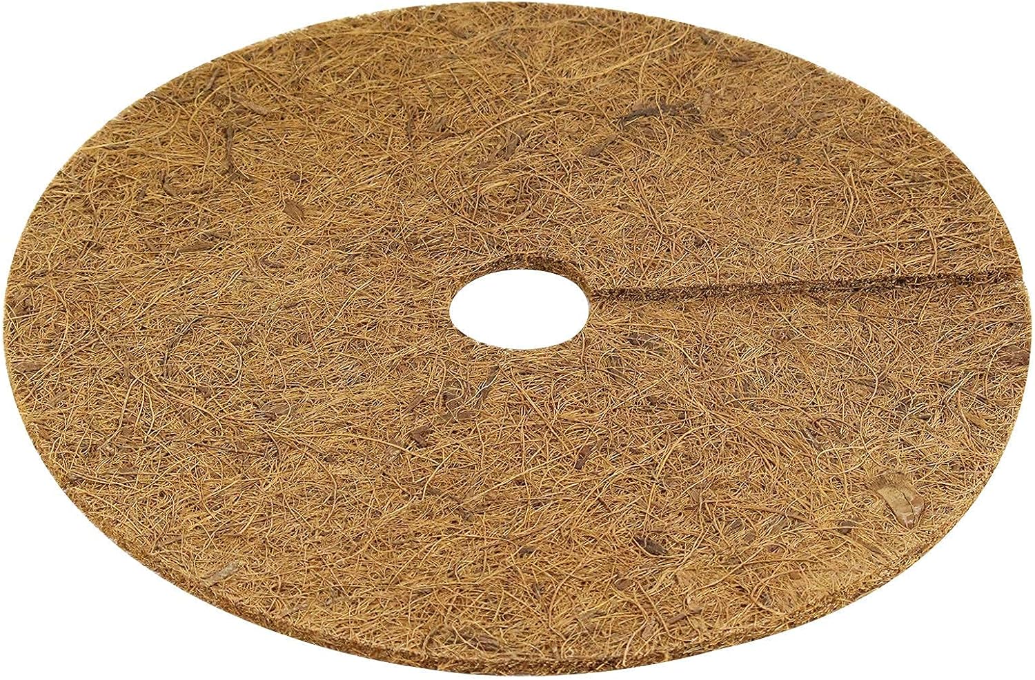 Envelor 20 pcs Coconut Fibers Mulch Ring 4 Inches Tree Protector Mat Coconut Mulch Cover Natural Coconut Fiber Weed Control Rings, Tree Ring Plant Cover for Indoor Outdoor Plants, Pot, Landscaping