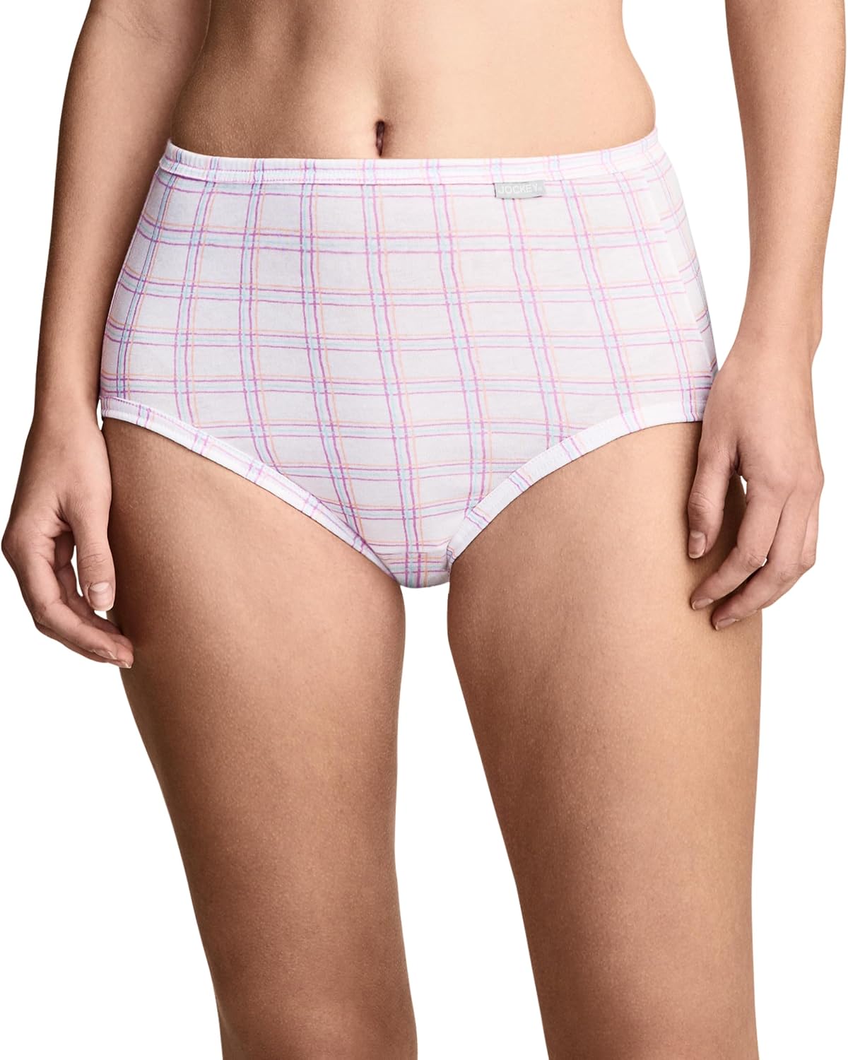 Jockey Women's Underwear 100% Cotton Elance Brief - 3 Pack