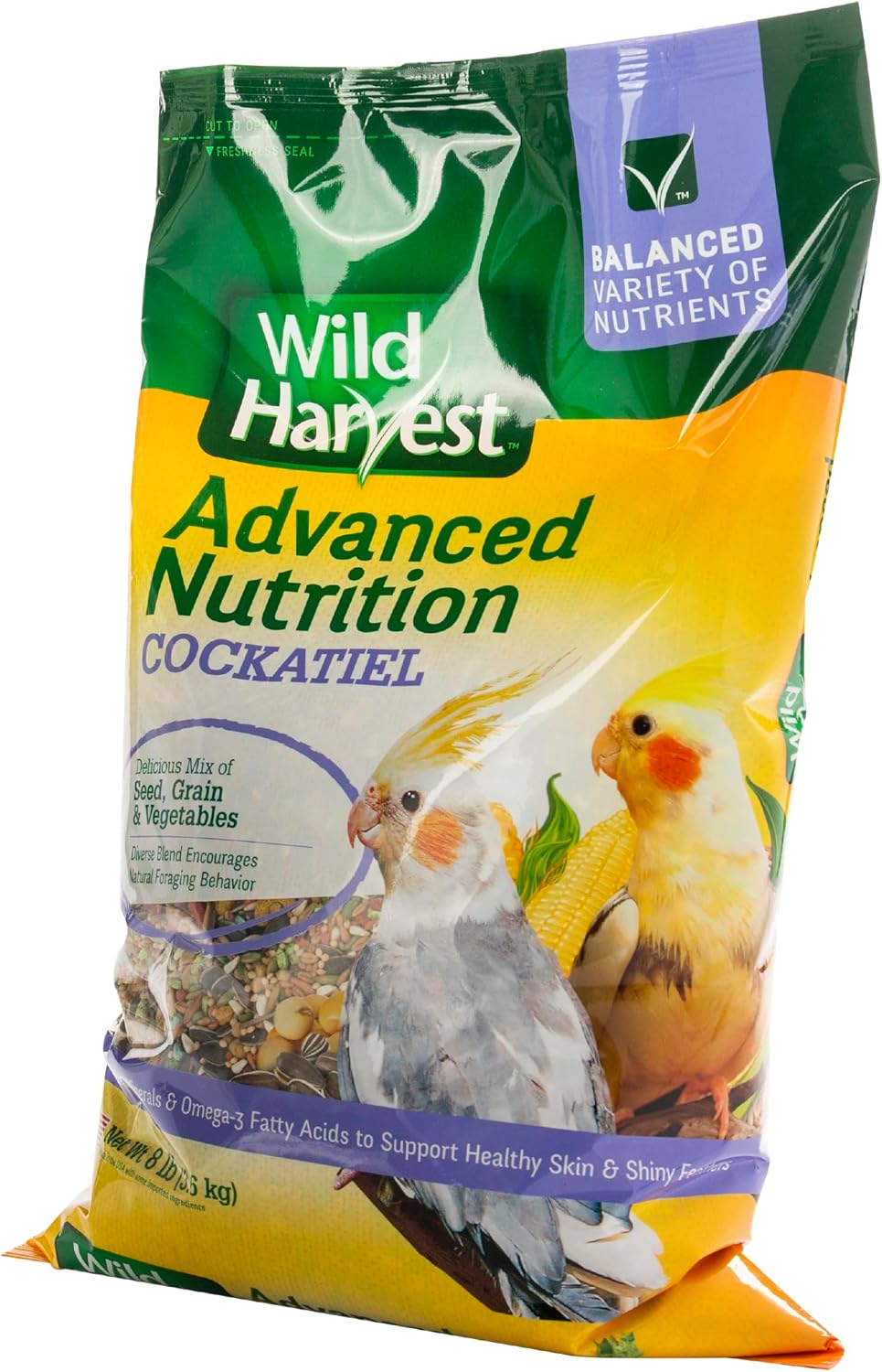 Wild Harvest WH-83541 Wild Harvest Advanced Nutrition Diet for Cockatiels, 4.5-Pound