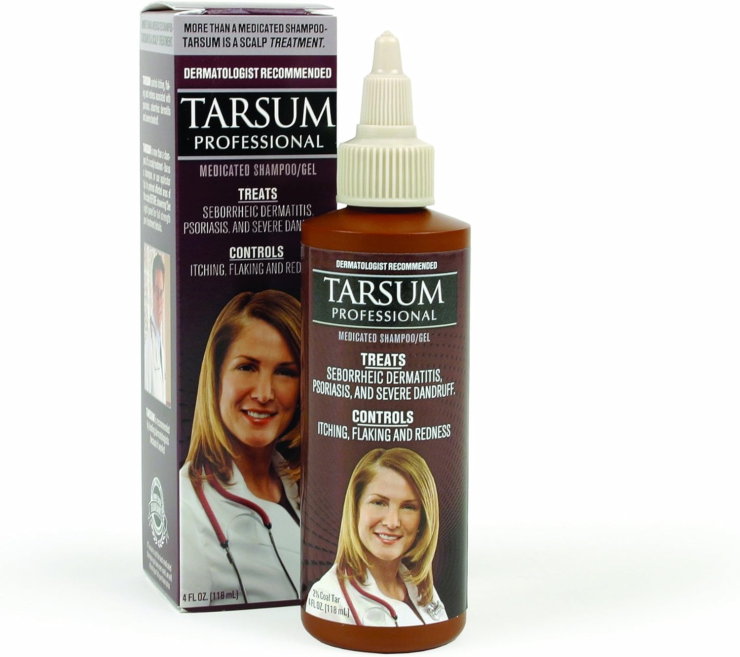 Tarsum Professional Medicated Shampoo/gel, 4-Ounce (Pack of 2)