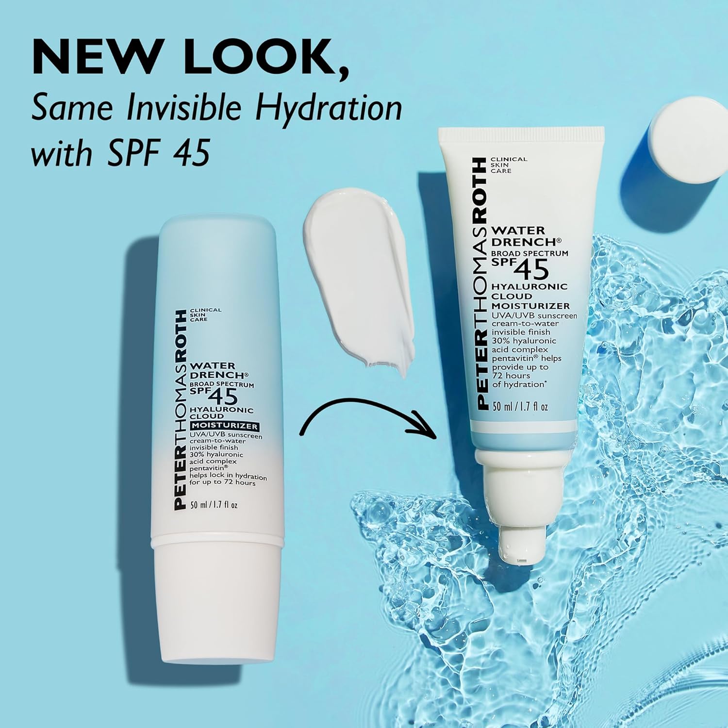 Peter Thomas Roth | Water Drench® Broad Spectrum SPF 45 Hyaluronic Cloud Moisturizer