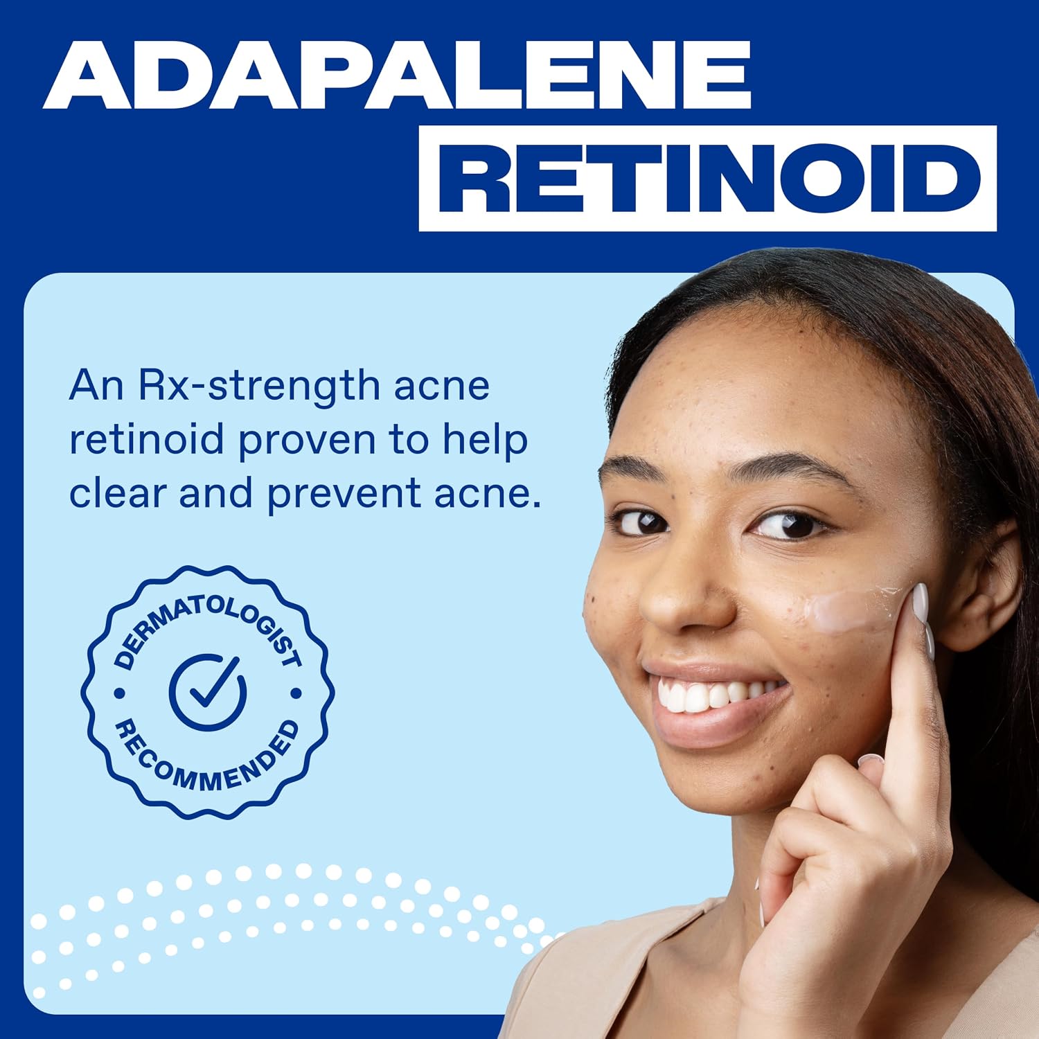 Differin Acne Retinoid Treatment Gel, 0.1% Adapalene, 45g Tube, 2ct