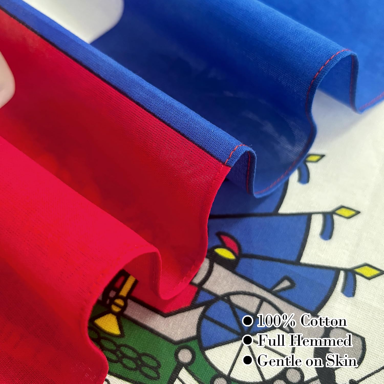 WEITBF 2 Pack Haiti Flag Bandana Haitian Scarf Bandanas Headband - 100% Cotton, 22 x 22 inch