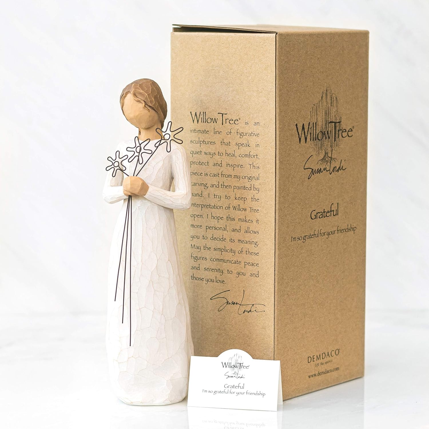 Willow Tree Blessings, Sculpted Hand-Painted Figure | Cast from a Susan Lordi Original Carving, Thoughtful Keepsake Gift for Loved Ones, Includes Enclosure Card, Fitted Gift Box