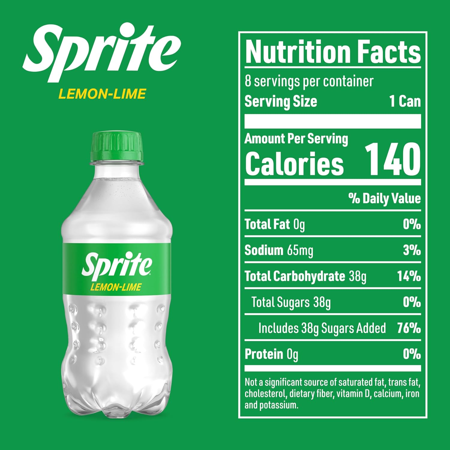 Sprite, Lemon Lime Soda, 12 oz (pack of 8)