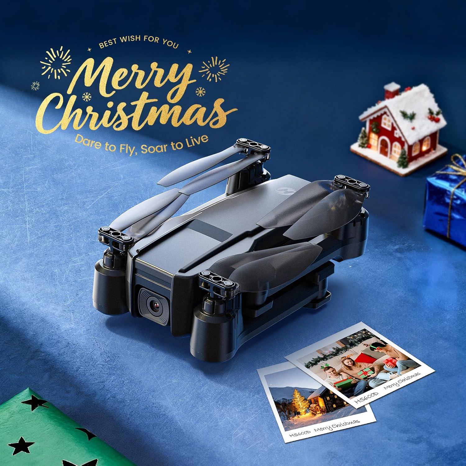 Holy Stone HS440 Foldable FPV Drone with 1080P WiFi Camera for Adult Beginners and Kids