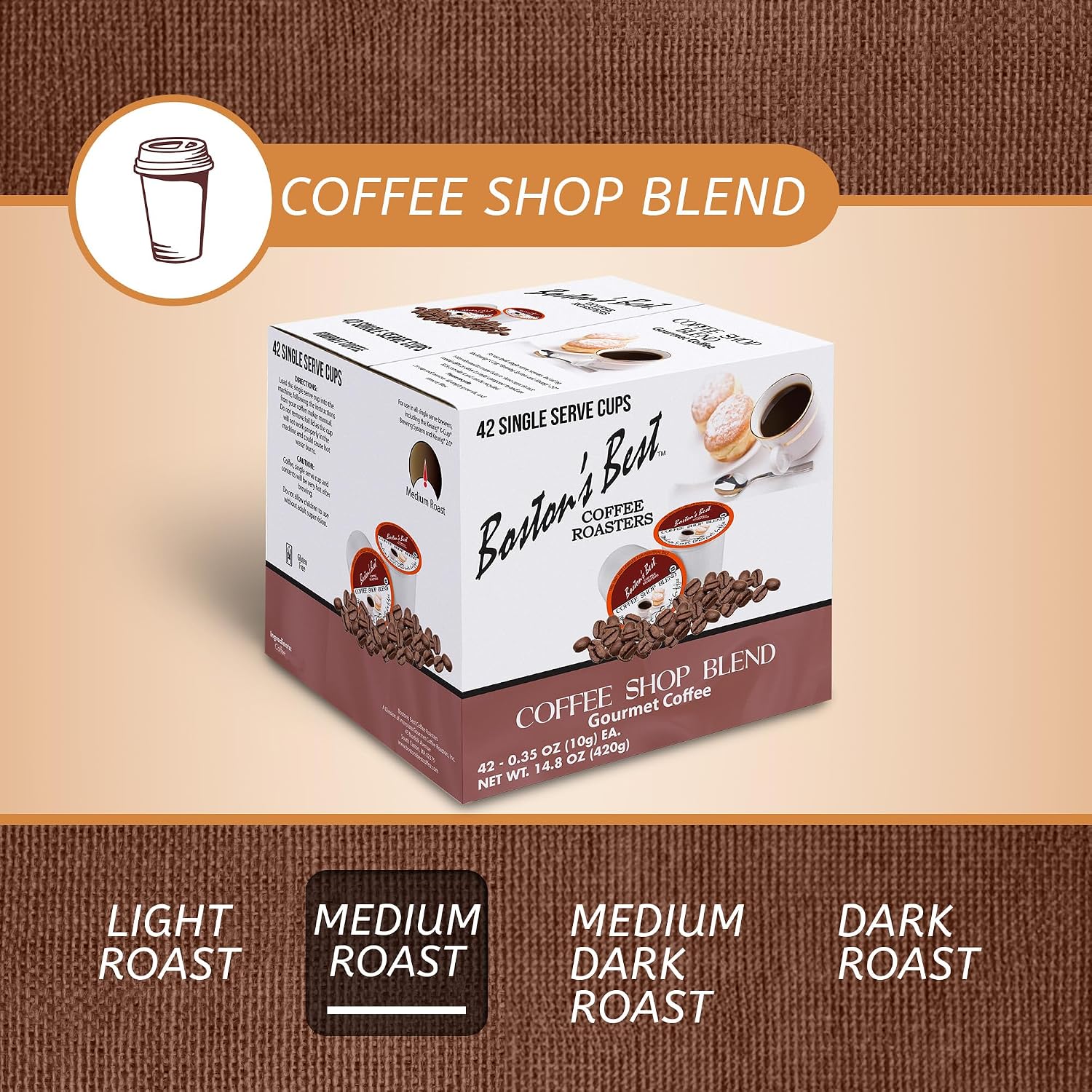 Boston’s Best - Aloha Coconut Flavored Delicious Gourmet Coffee Compatible with Keurig Coffee Maker, 1 Count (42 Single Serve Cups)