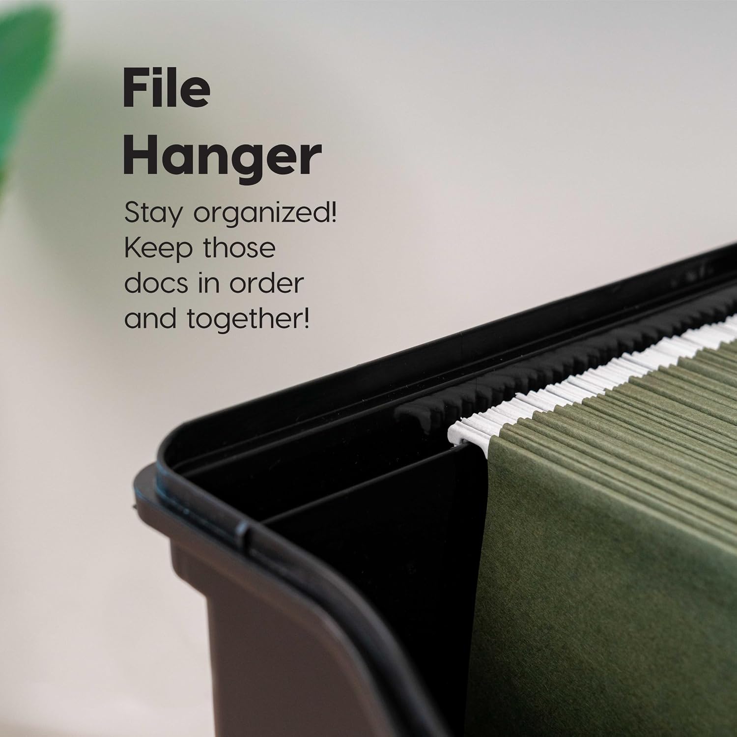 IRIS USA 4-Pack File Box Organizer with Wing Lid Letter/Legal 18 Qt, Clear | Organize letter and legal files, documents and paperwork with a wing lid for quick access and secure storage