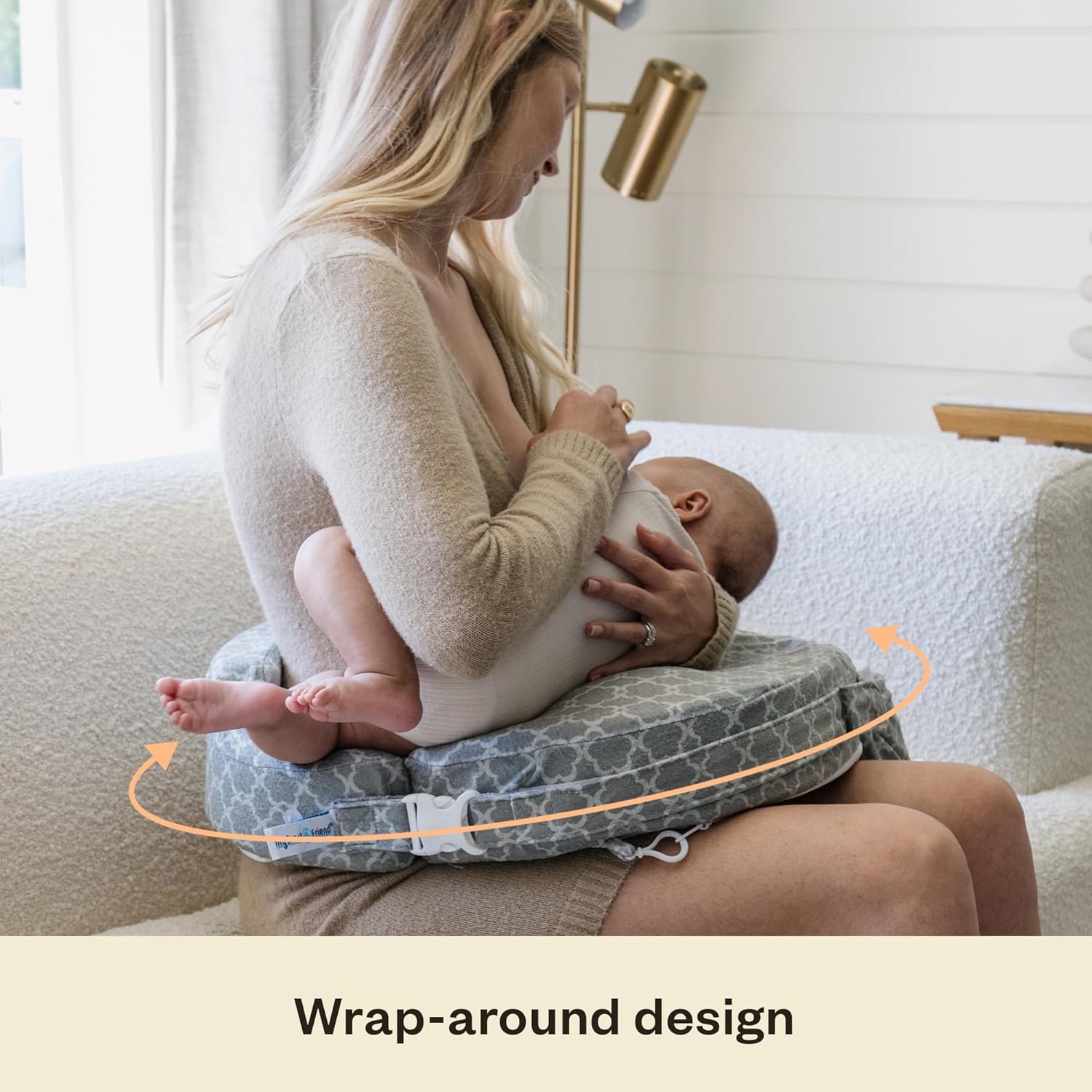 My Brest Friend Nursing Pillow - Deluxe - Soft Rose