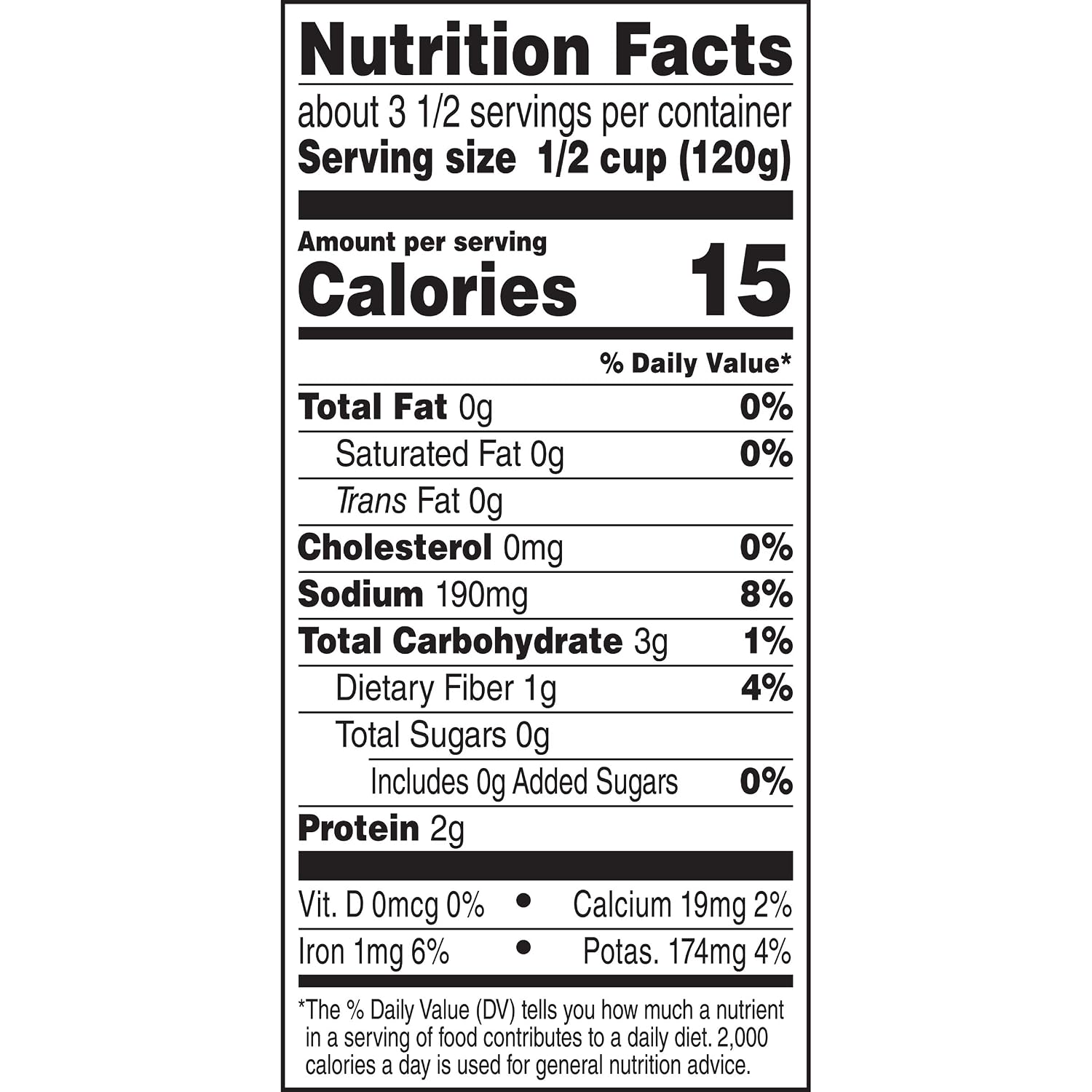 Green Giant 50% Less Sodium Cut Asparagus Spears, 14.5 Ounce Can