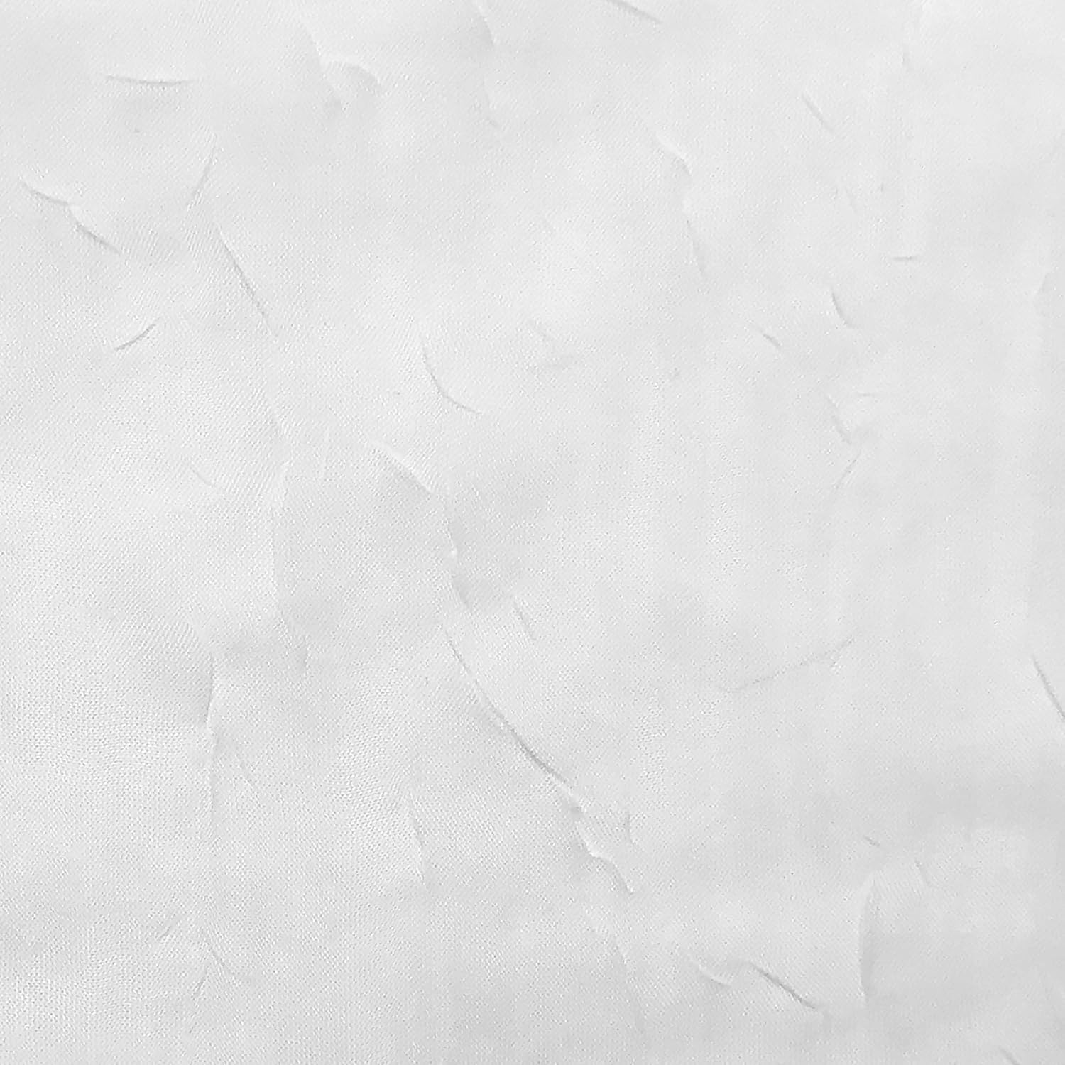No. 918 Erica Crushed Sheer Voile Rod Pocket Curtain Panel, 51" x 108", Eggshell Off-White
