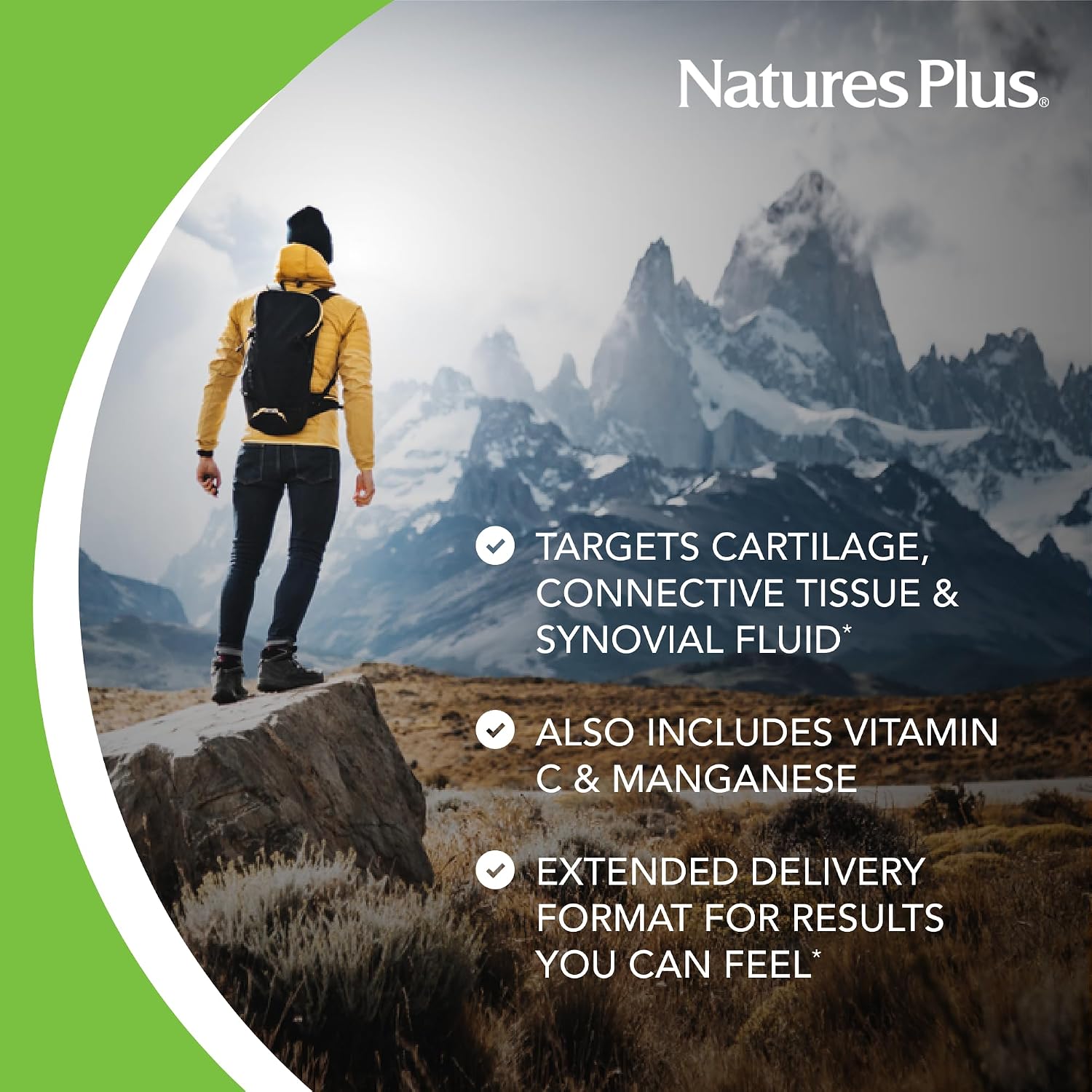 NaturesPlus Ultra Rx-Joint - 180 Tablets - Supports Healthy Joint Function - with Glucosamine, Chondroitin & MSM - Gluten Free - 60 Servings