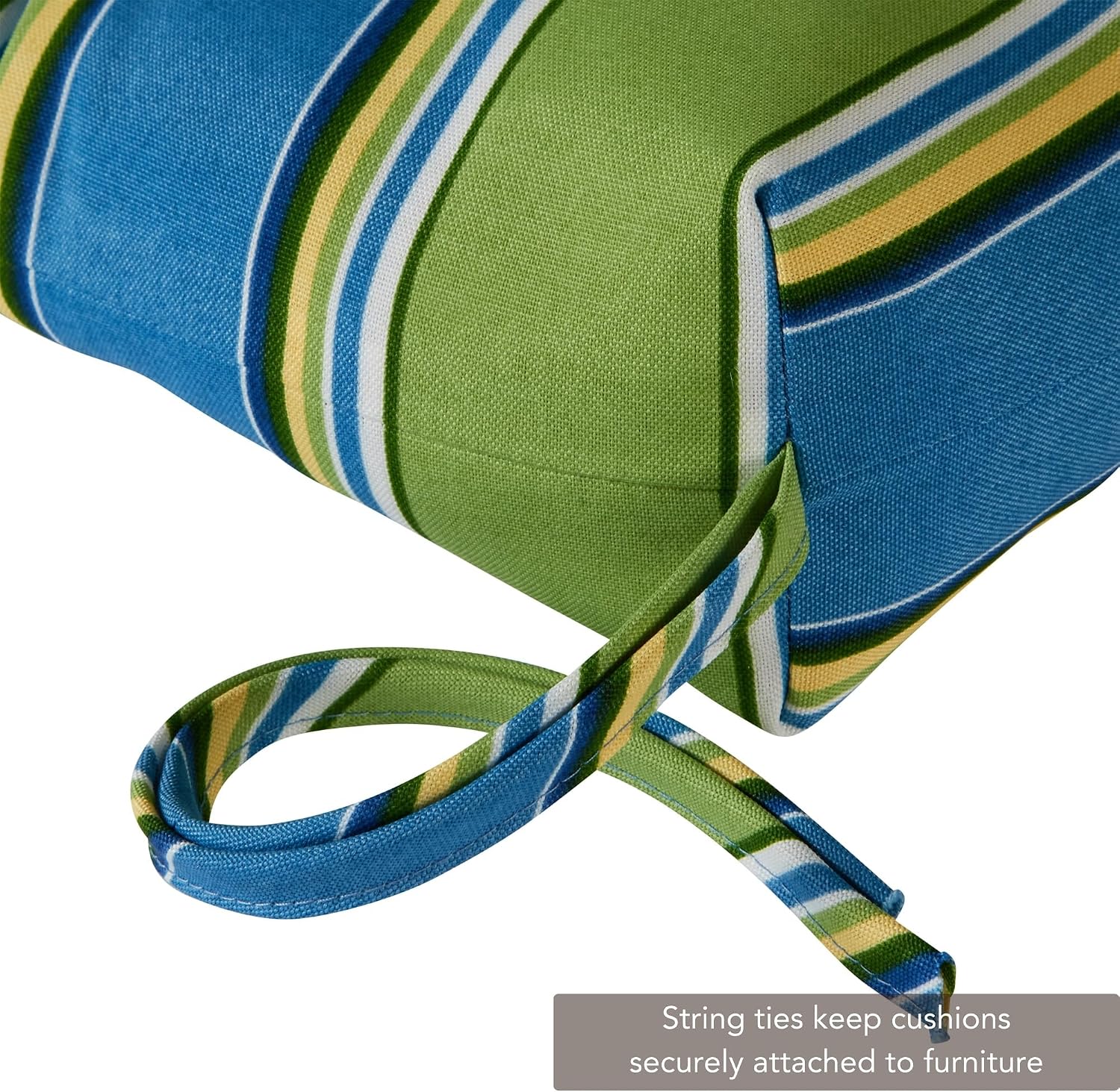 Greendale Home Fashions Outdoor 44x22-inch High Back Chair Cushions (Set of 2), Cement