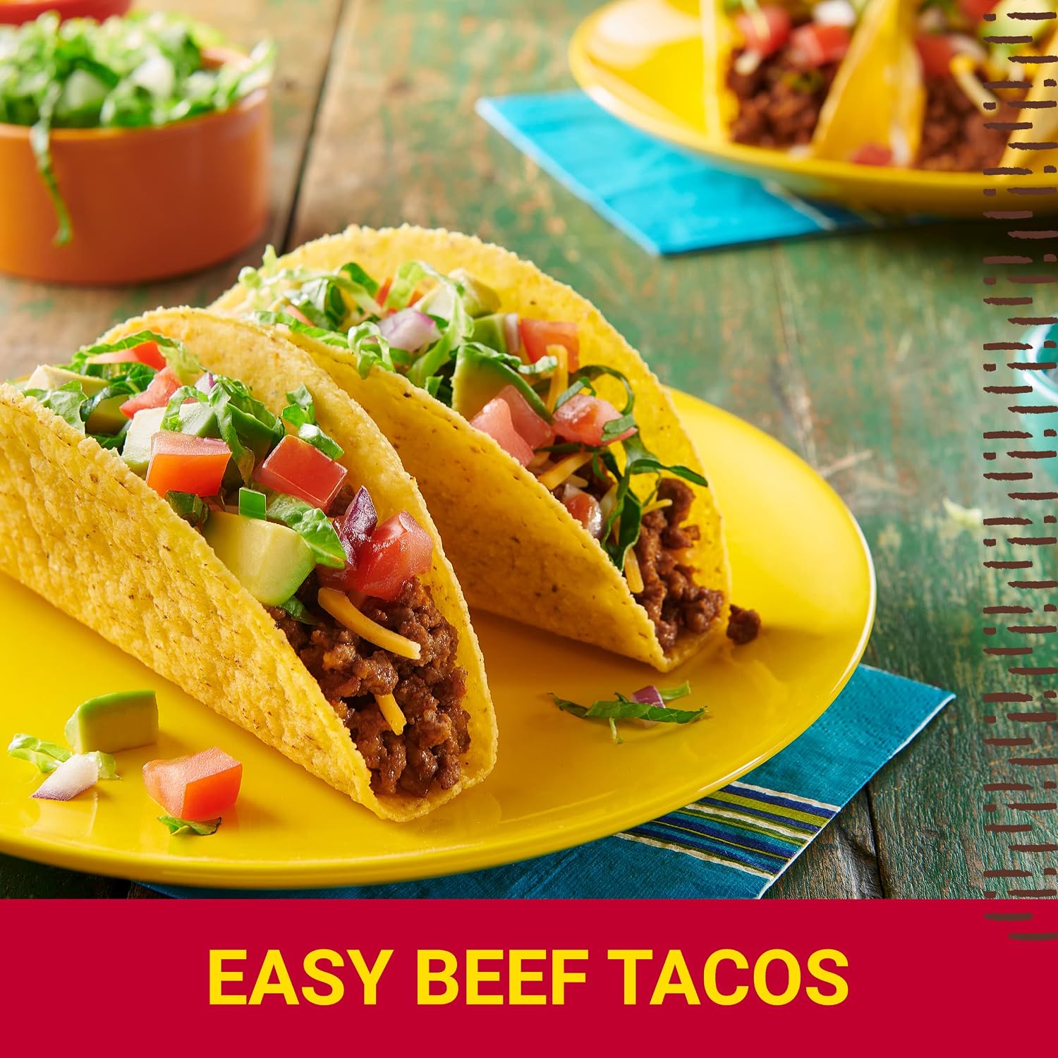 Old El Paso Taco Seasoning, 25% Less Sodium, Large Size, 6.25 oz | 25% Less Sodium Vs. Original, Large Canister for Batch Cooking, Seasons Tacos, Soups & Dips