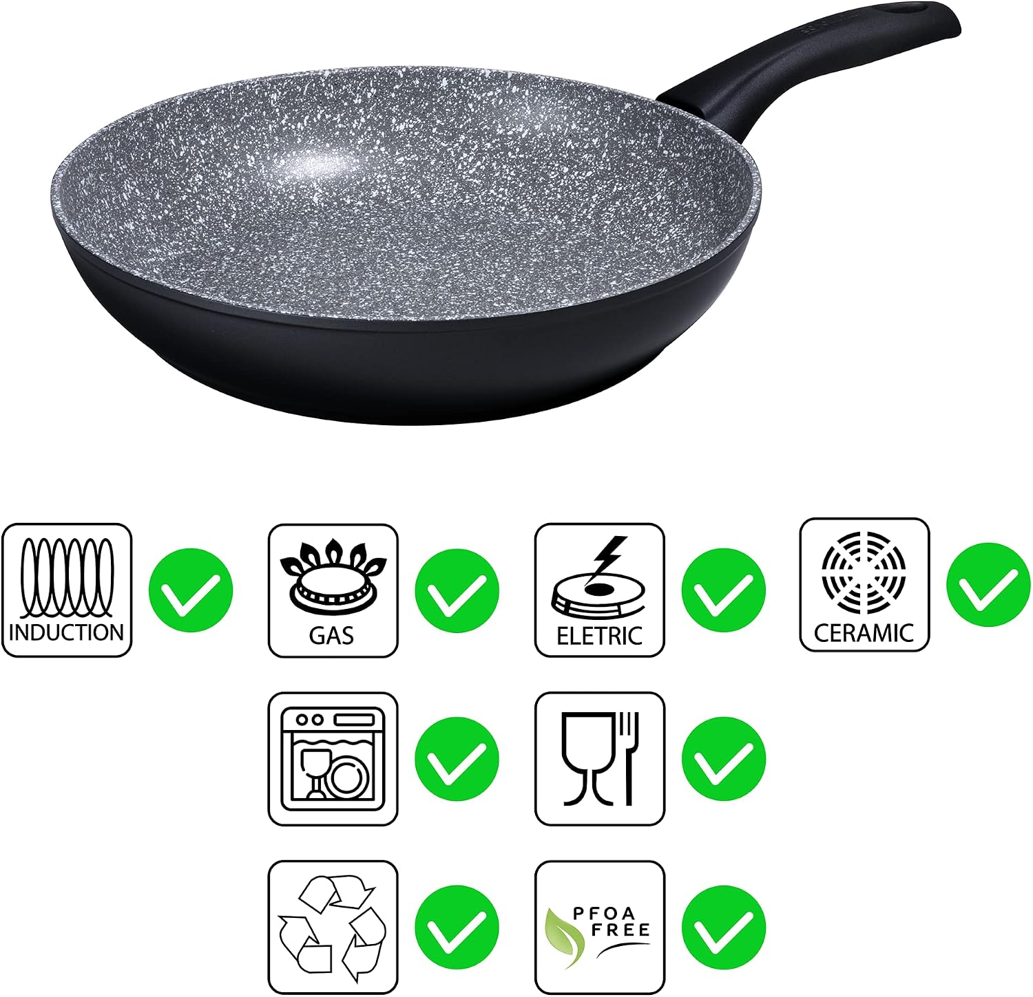 Bialetti Black Pearl Universal Pan, 11"